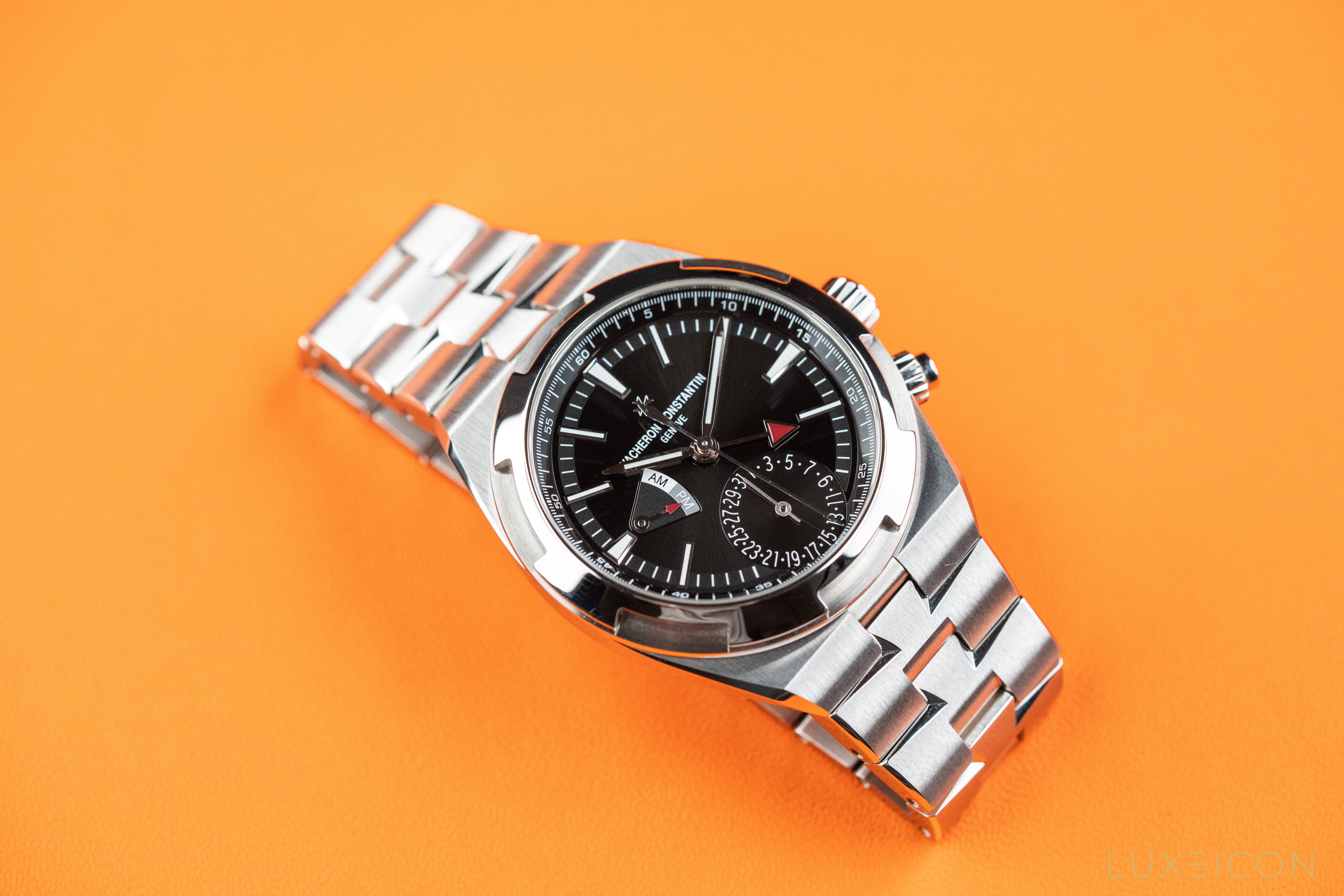 Vacheron Constantin Overseas Dual Time Stainless Steel 41mm Black Dial 7900V/110A-B546