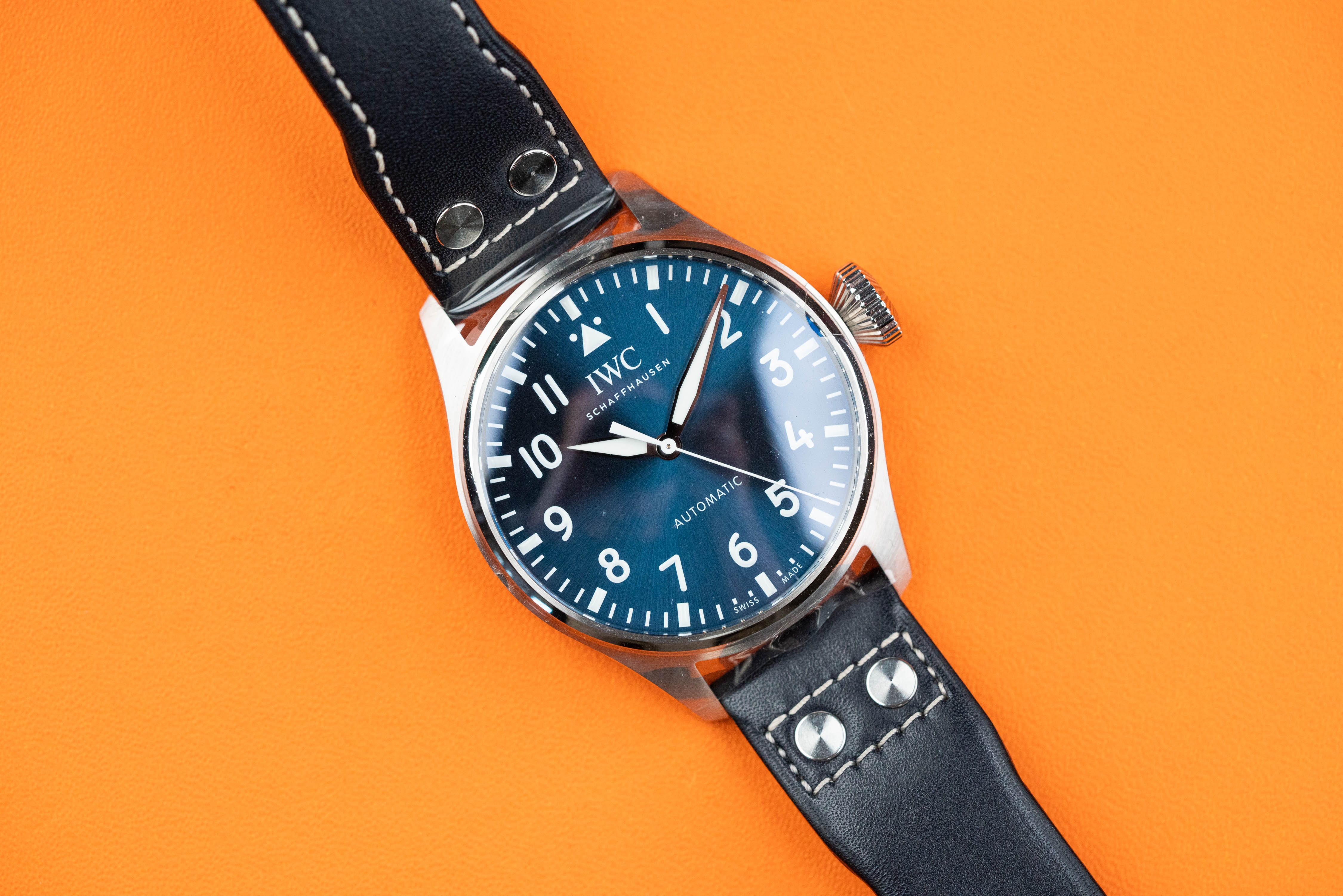 IWC Big Pilot 43mm Stainless Steel Automatic Blue Dial IW329303
