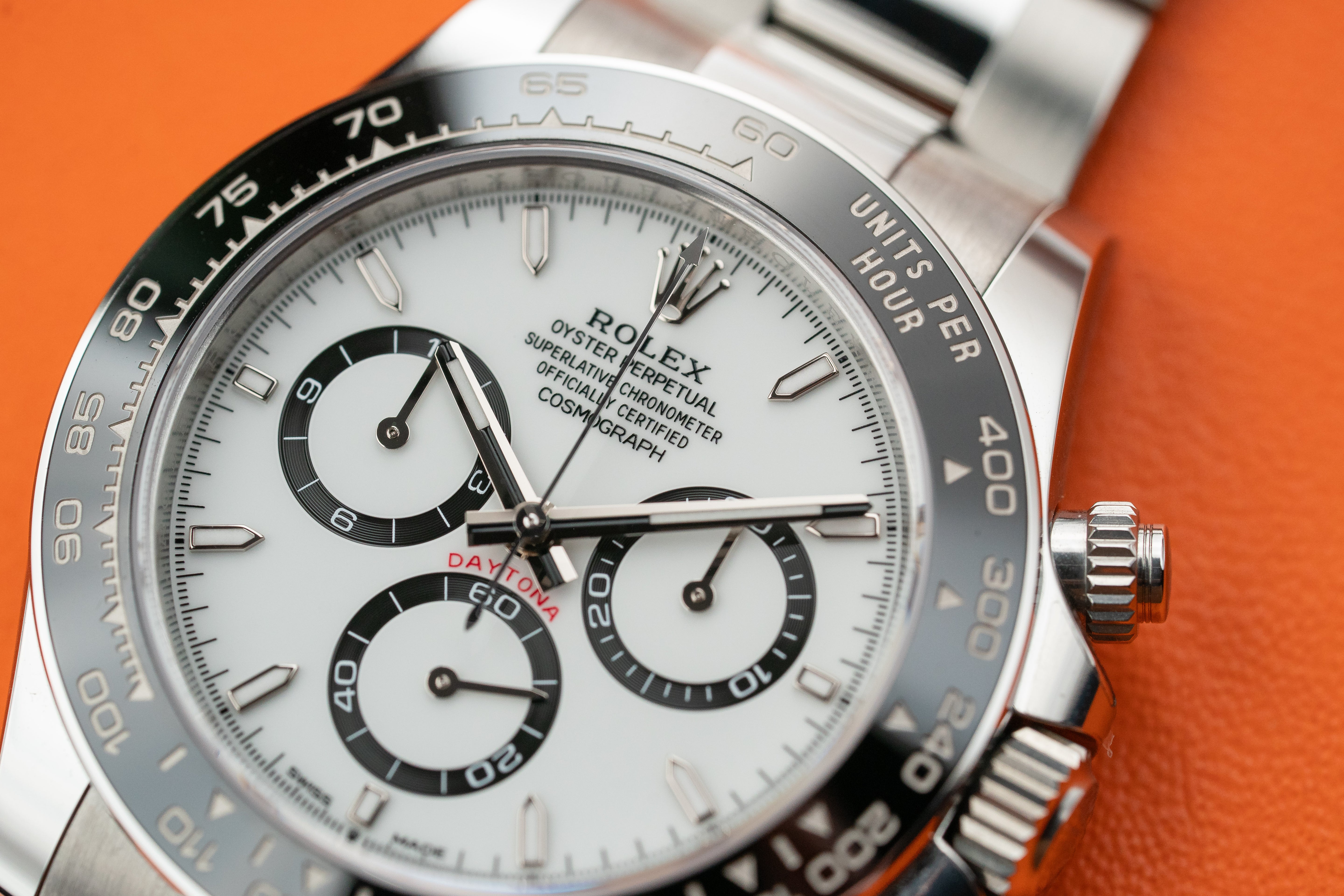 Rolex Daytona Cosmograph White Dial Ceramic Bezel Panda 40mm 126500LN
