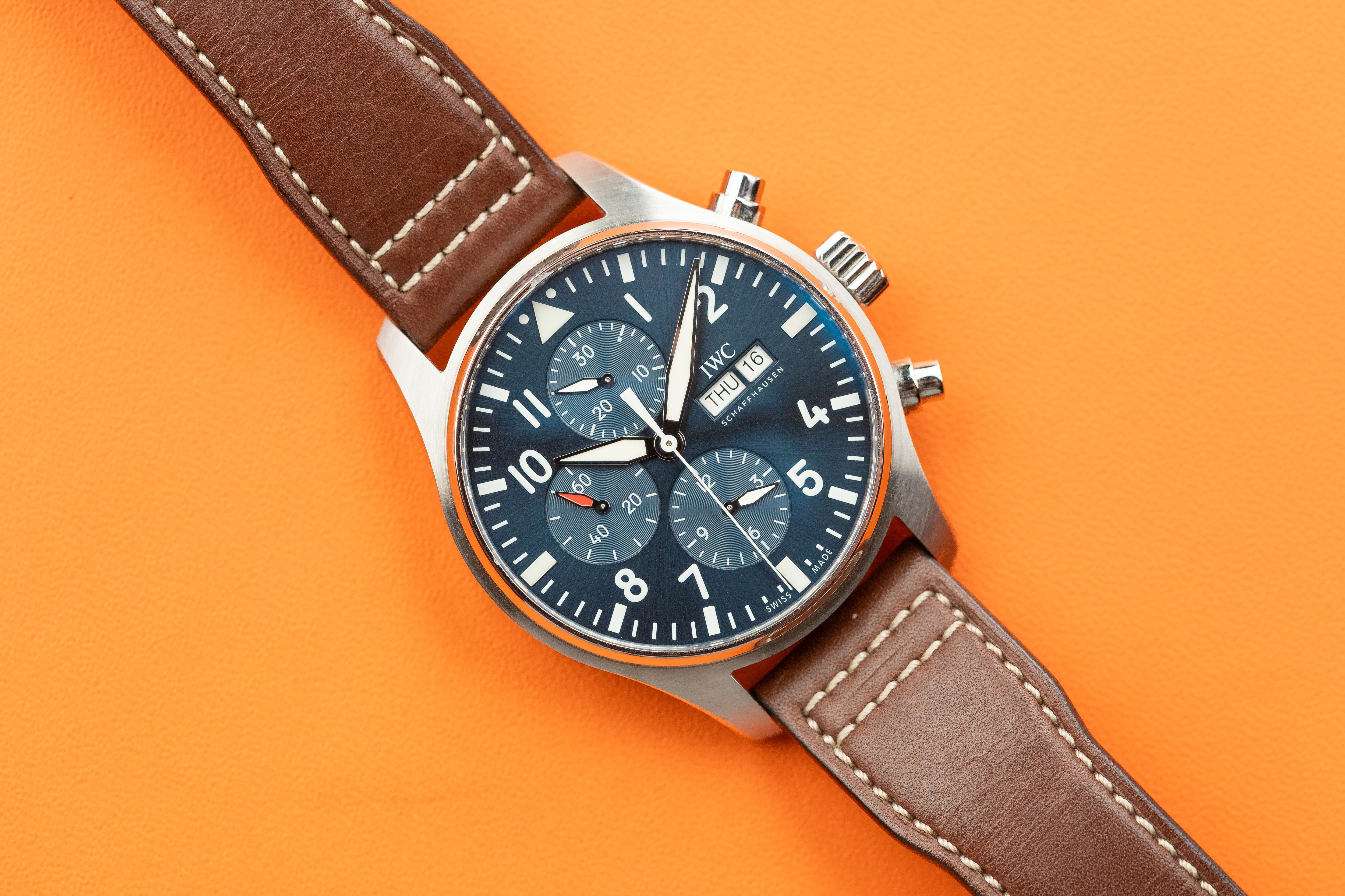 IWC Pilot Chronograph “Le Petit Prince” 43mm IW377714 Blue Dial