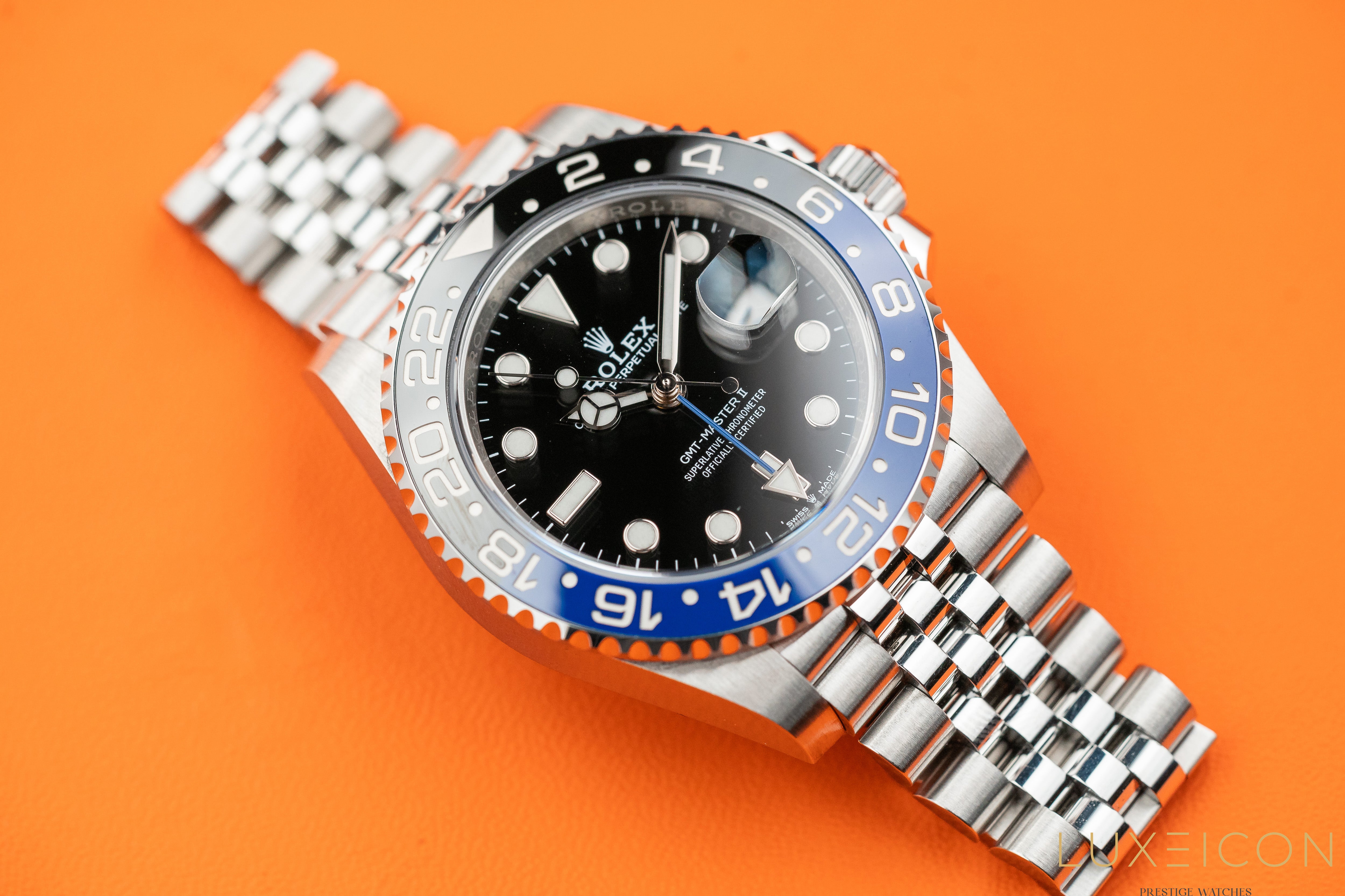 Rolex GMT-Master II 40mm Jubilee 126710BLNR Black Dial Batgirl 