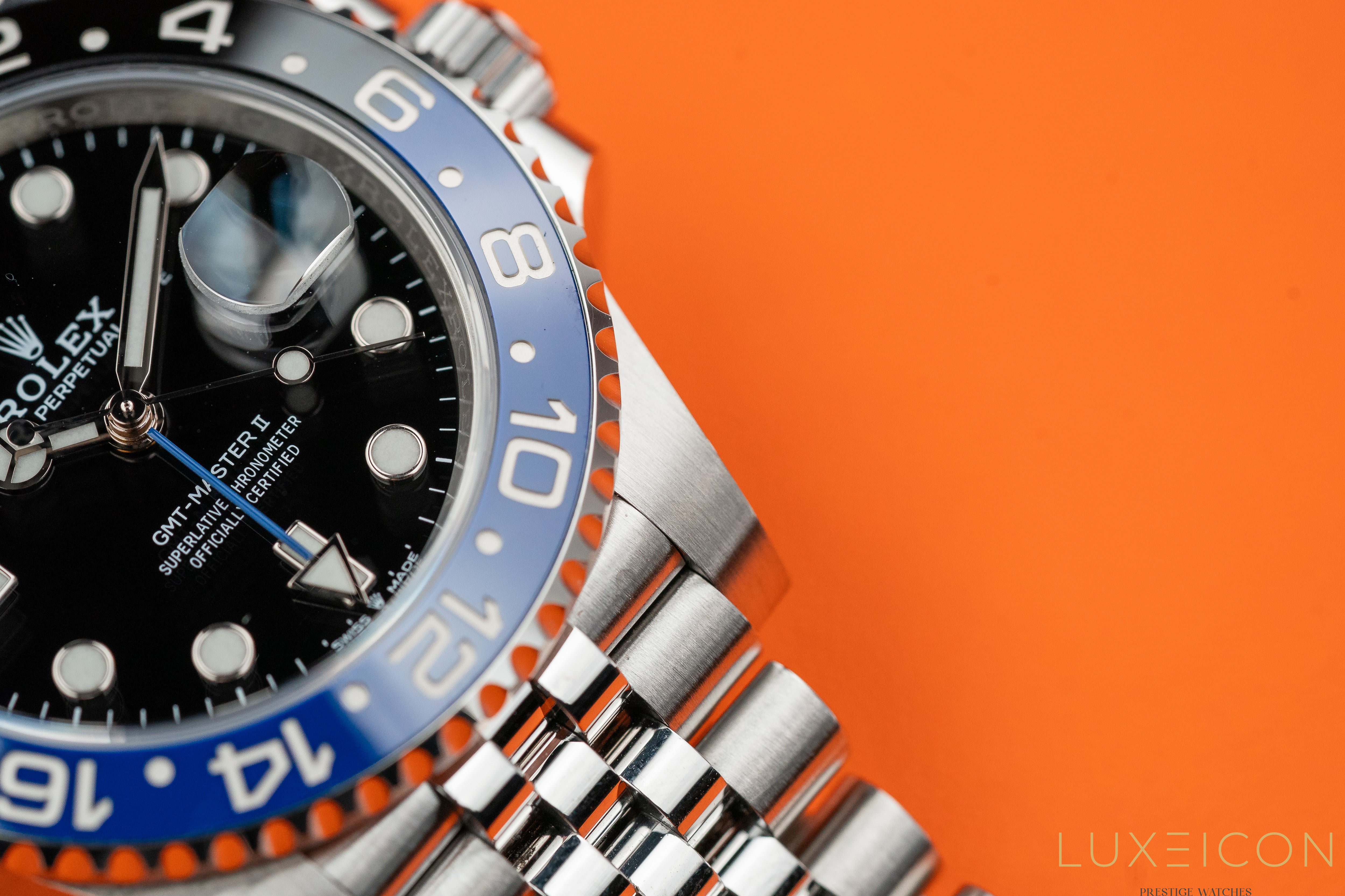 Rolex GMT-Master II 40mm Jubilee 126710BLNR Black Dial Batgirl 