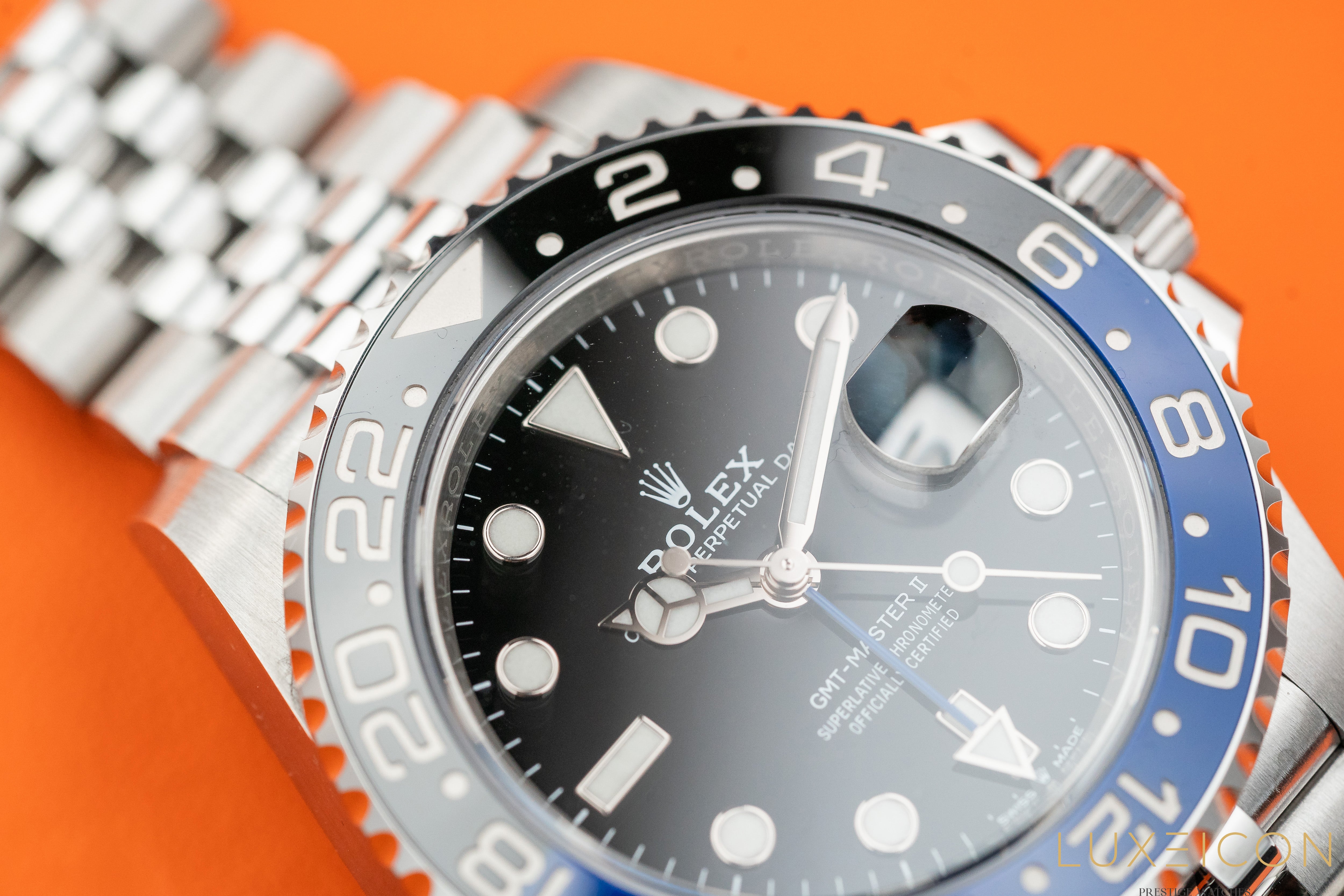 Rolex GMT-Master II 40mm Jubilee 126710BLNR Black Dial Batgirl 
