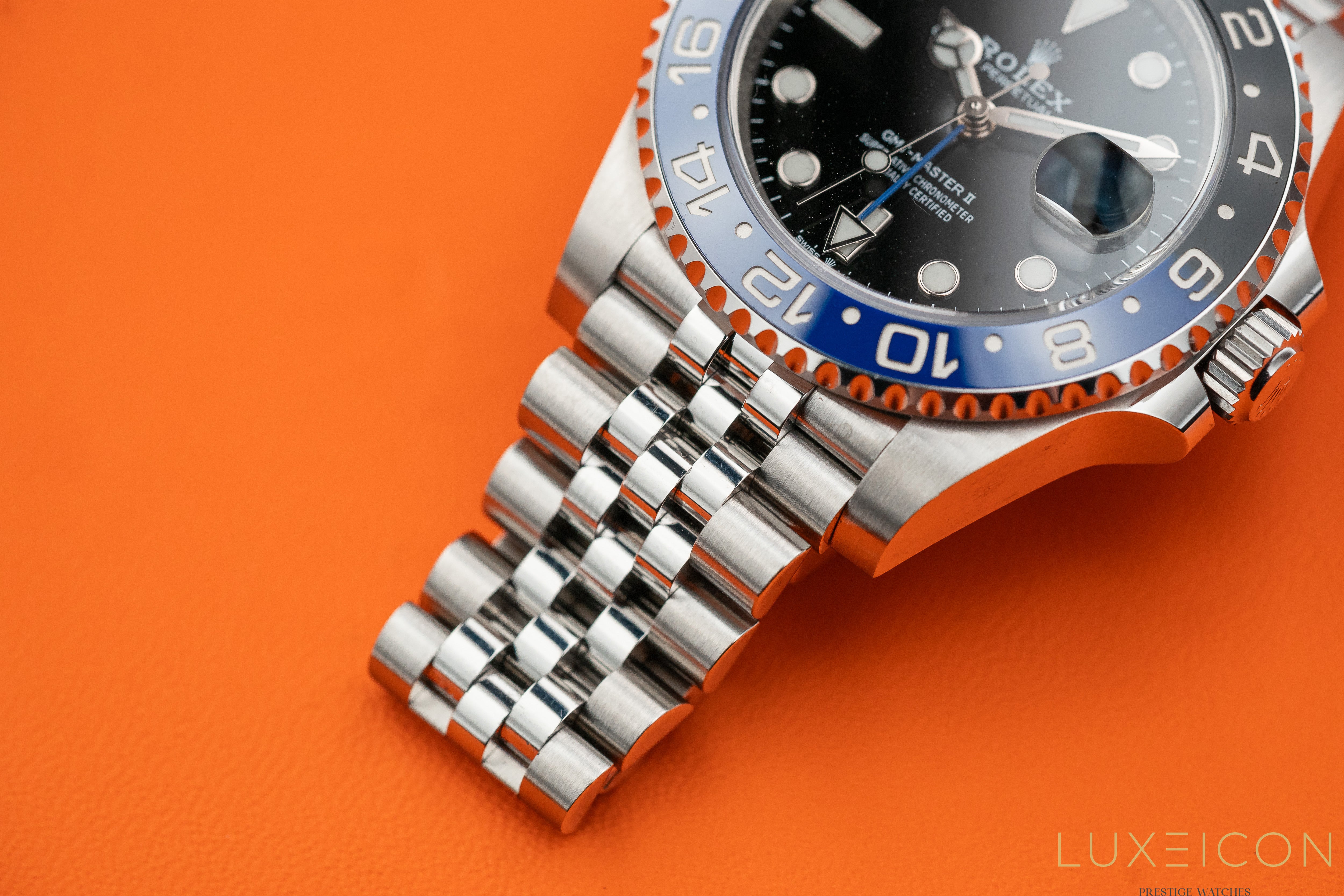 Rolex GMT-Master II 40mm Jubilee 126710BLNR Black Dial Batgirl 