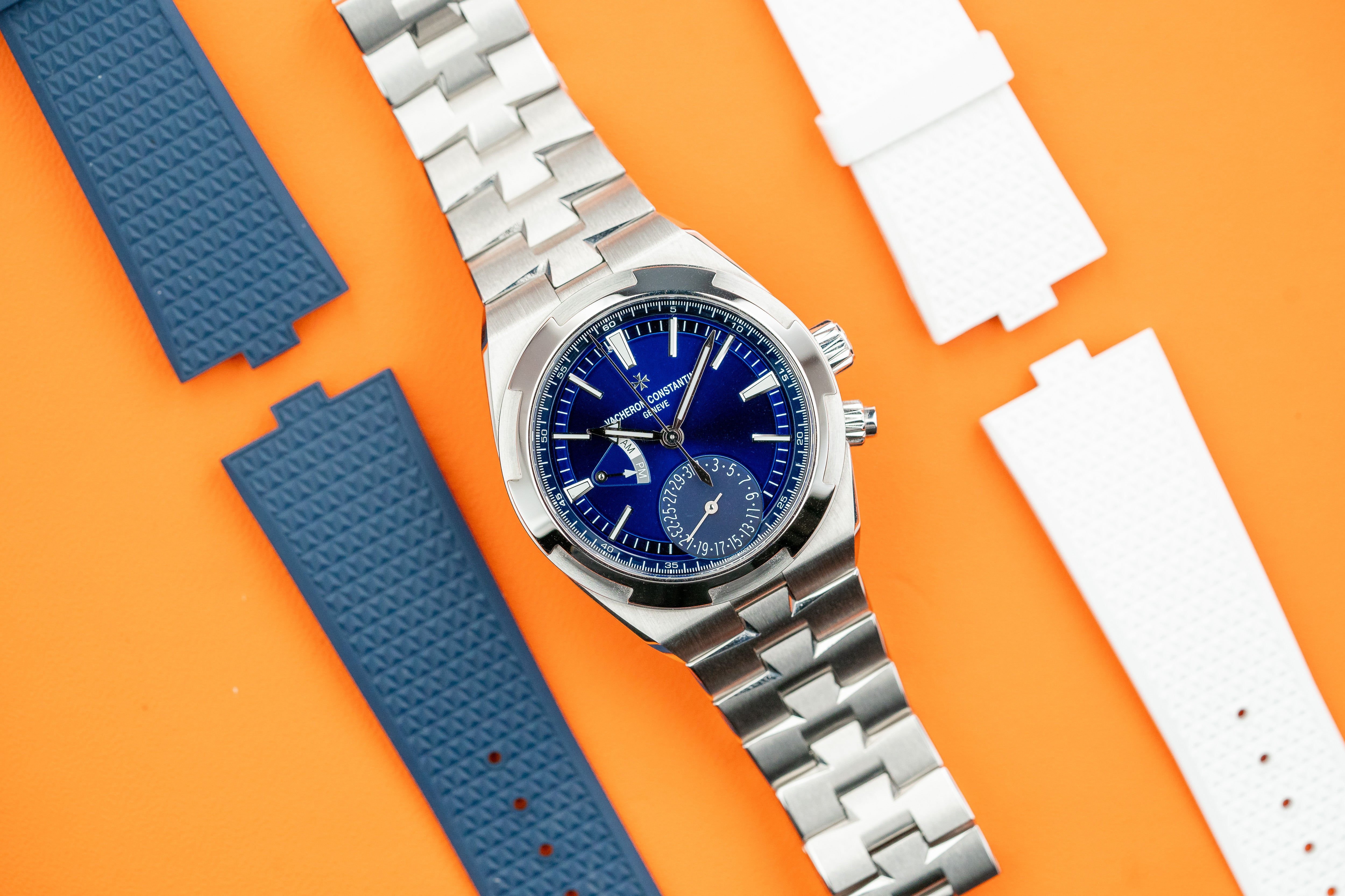Vacheron Constantin Overseas Dual Time Blue Stainless Steel 41mm - 7900V 2022