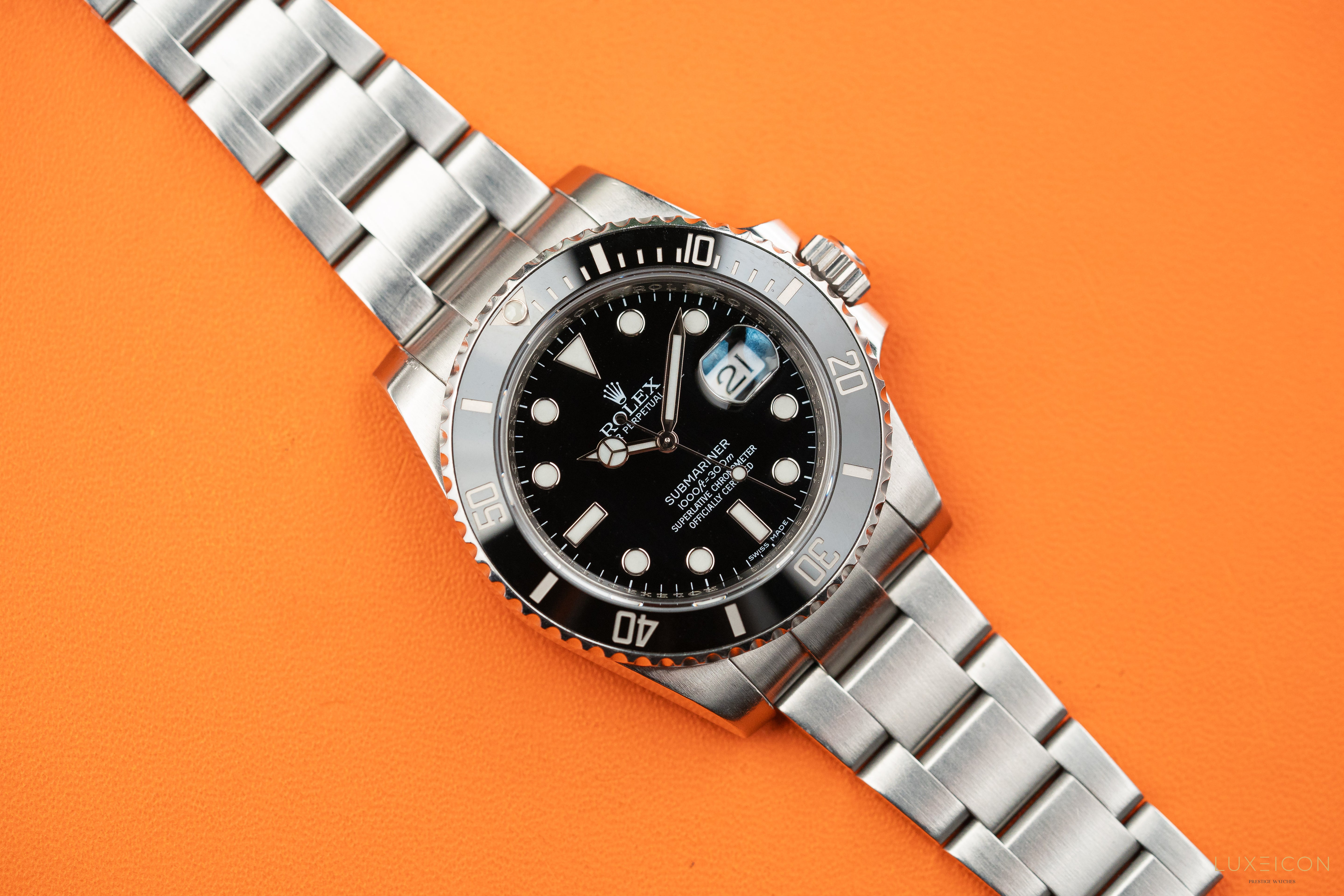 Rolex Submariner Date Black Ceramic Bezel Oyster Bracelet 116610LN 40mm 2012