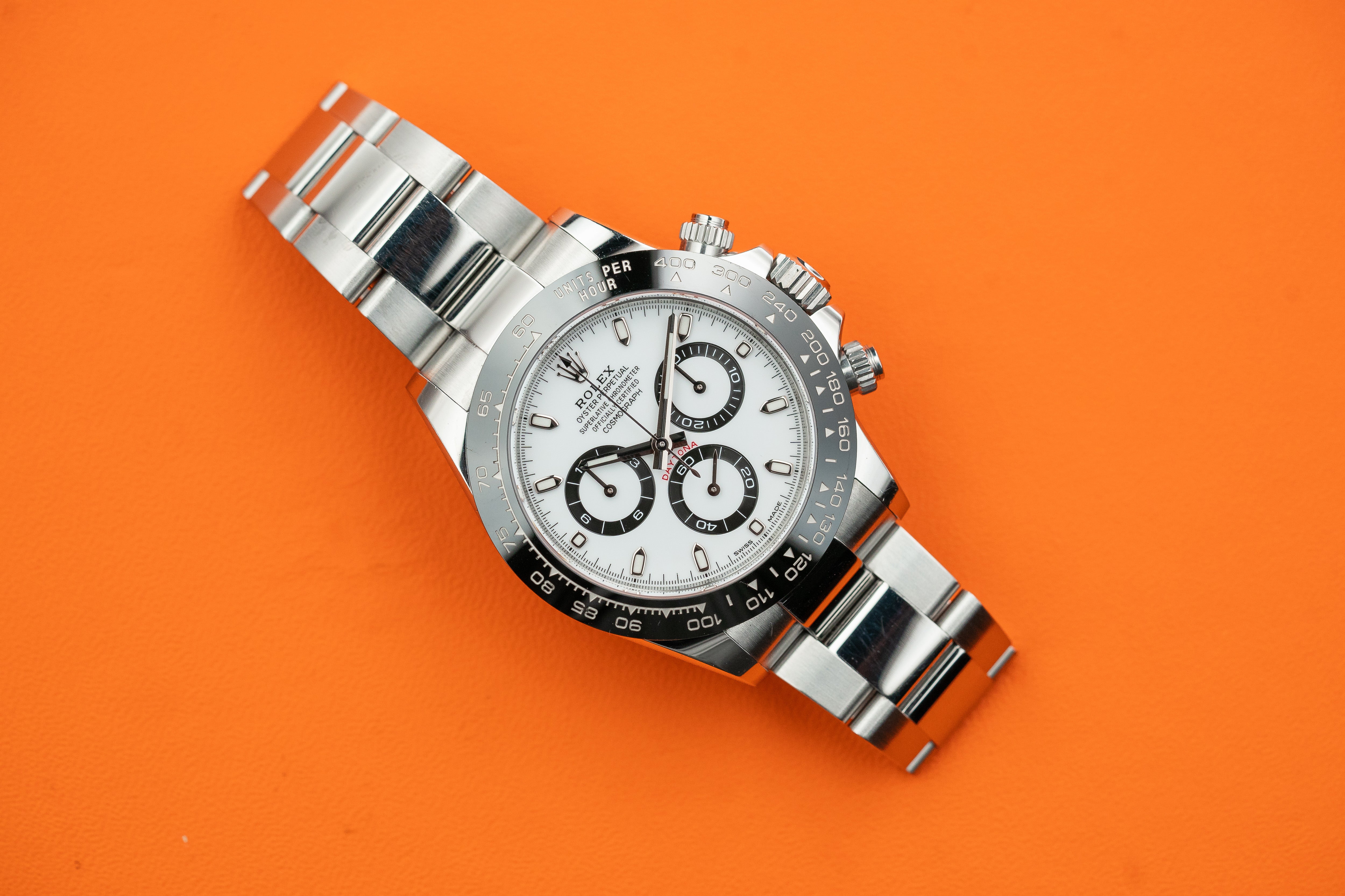 Rolex Cosmograph Daytona Stainless Steel Ceramic Bezel Panda White Dial 116500 2022