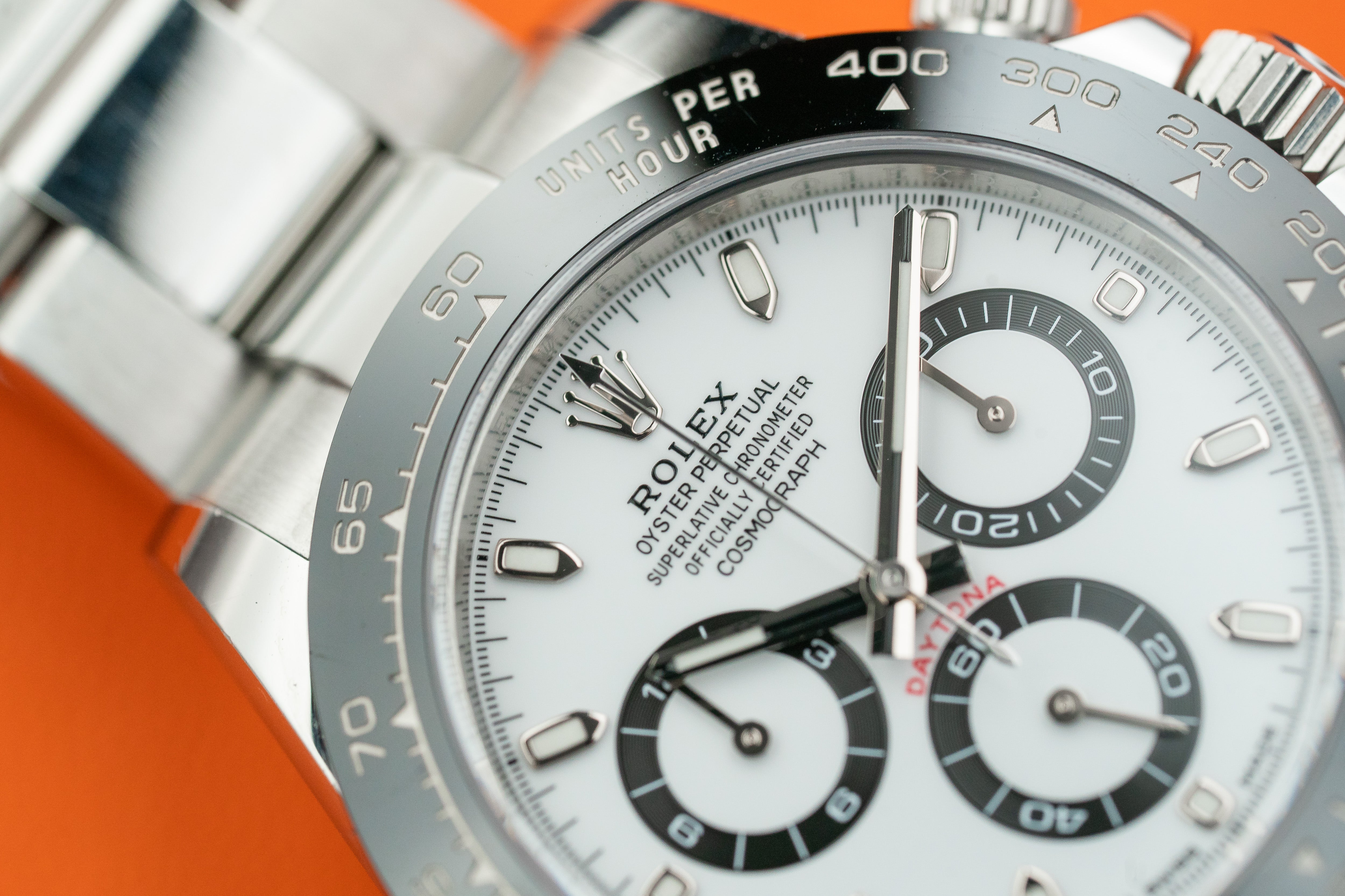 Rolex Cosmograph Daytona Stainless Steel Ceramic Bezel Panda White Dial 116500 2022