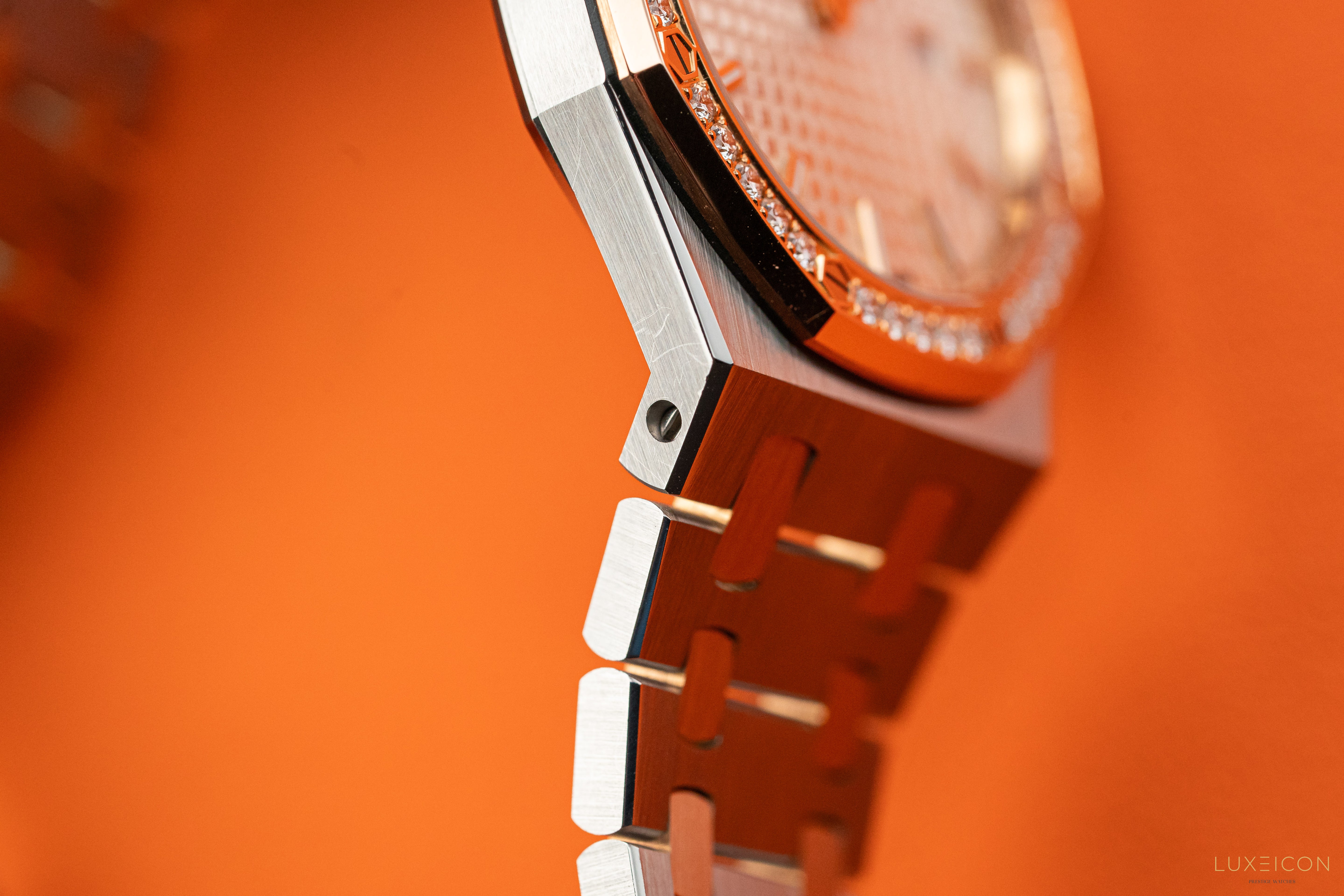 Audemars Piguet Royal Oak Lady 67651SR Rose Gold & Steel With Diamond Bezel 2021