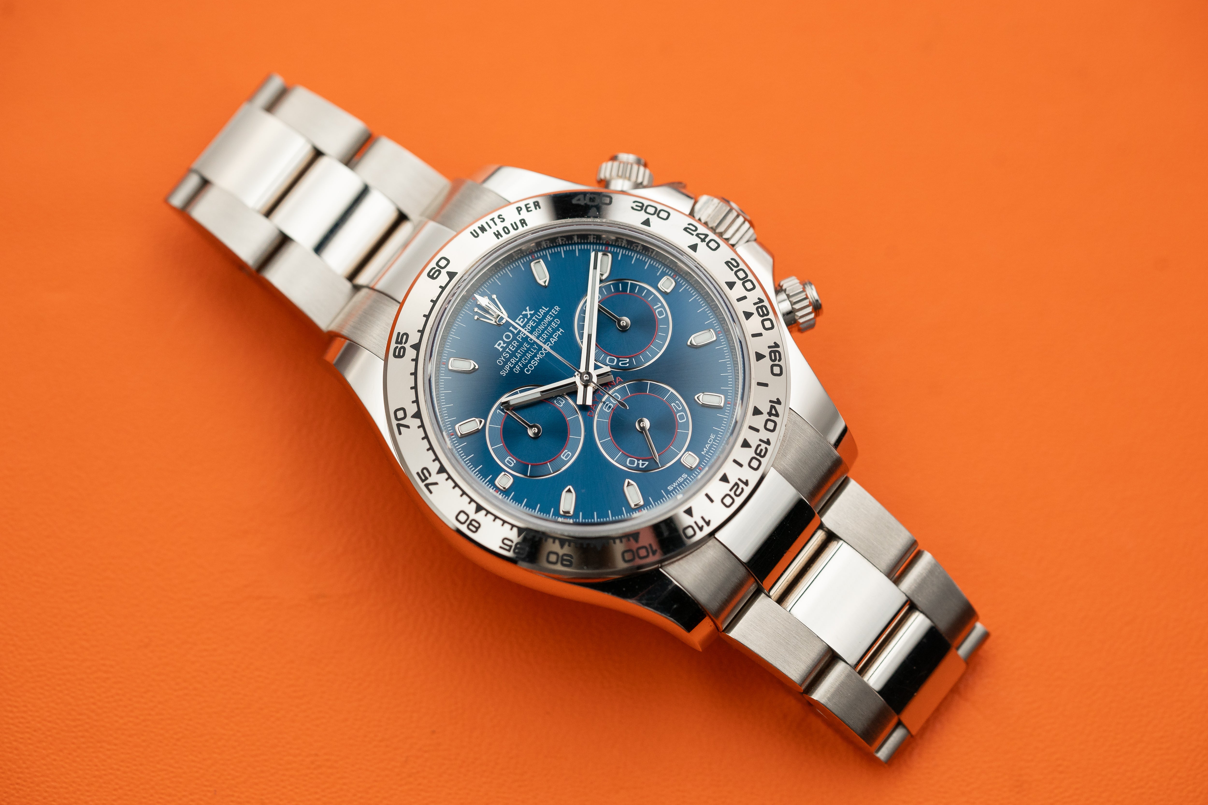 Rolex Daytona Cosmograph White Gold Blue Dial 40mm 116509 2020