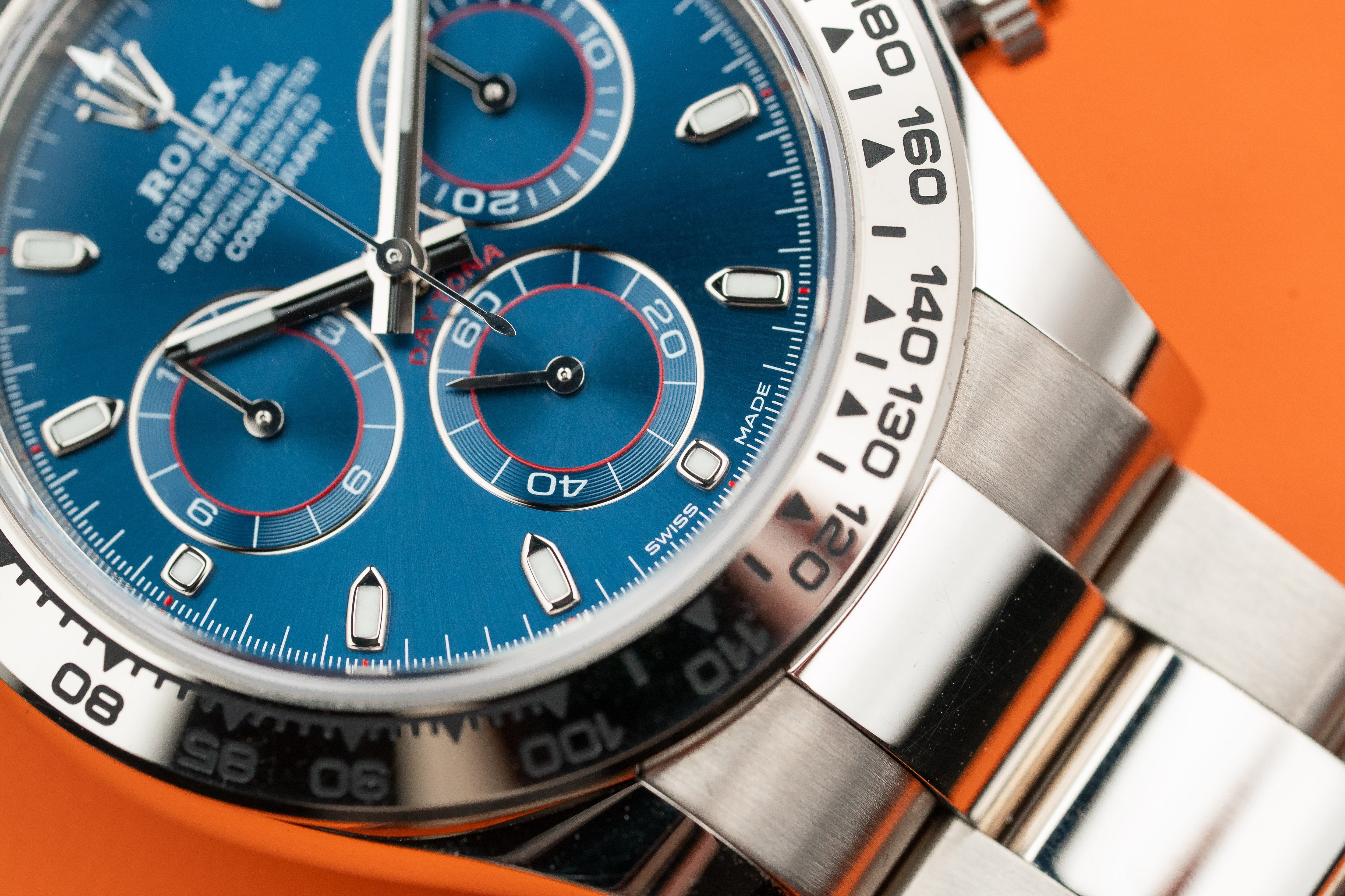 Rolex Daytona Cosmograph White Gold Blue Dial 40mm 116509 2020