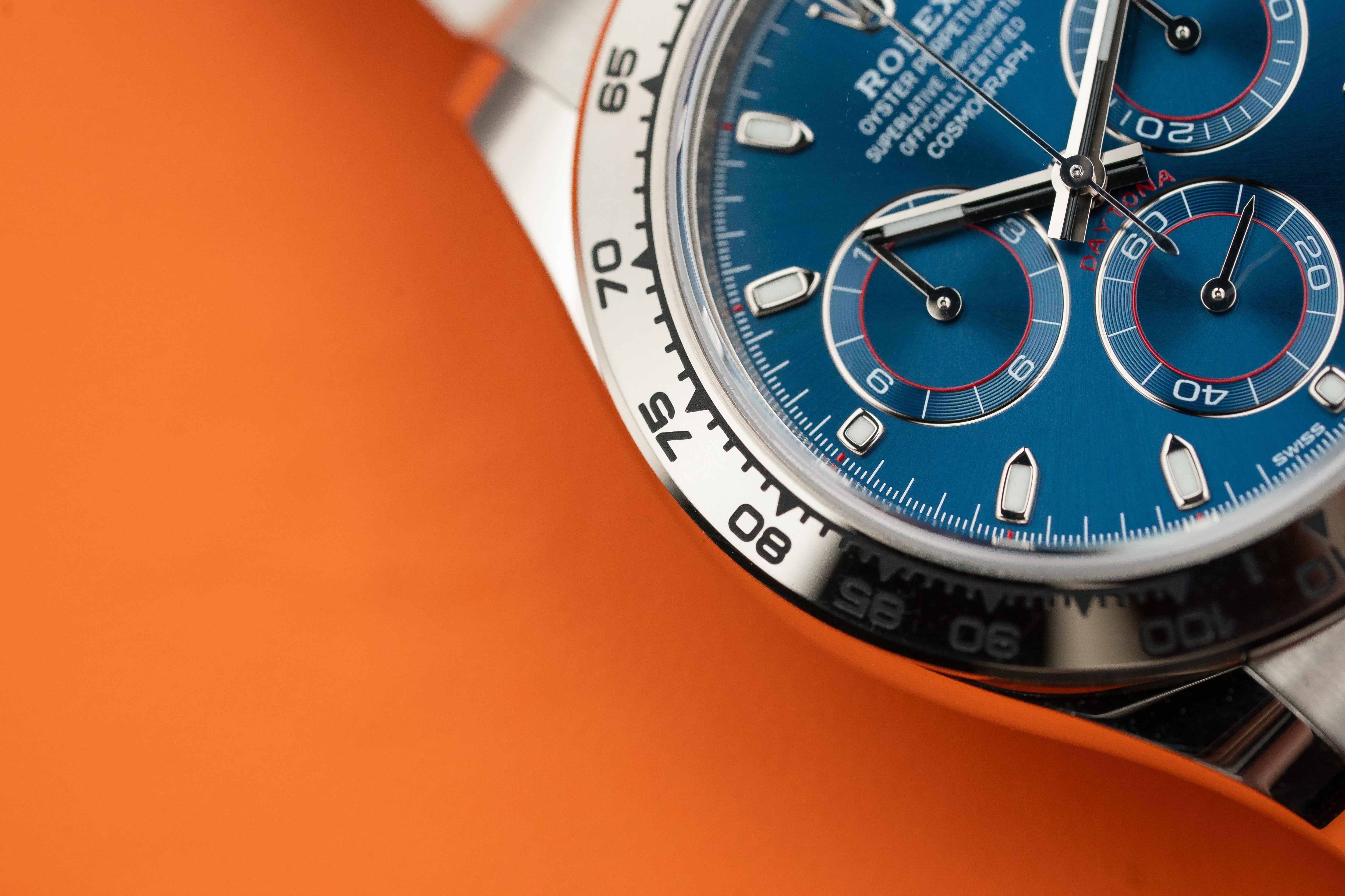 Rolex Daytona Cosmograph White Gold Blue Dial 40mm 116509 2020