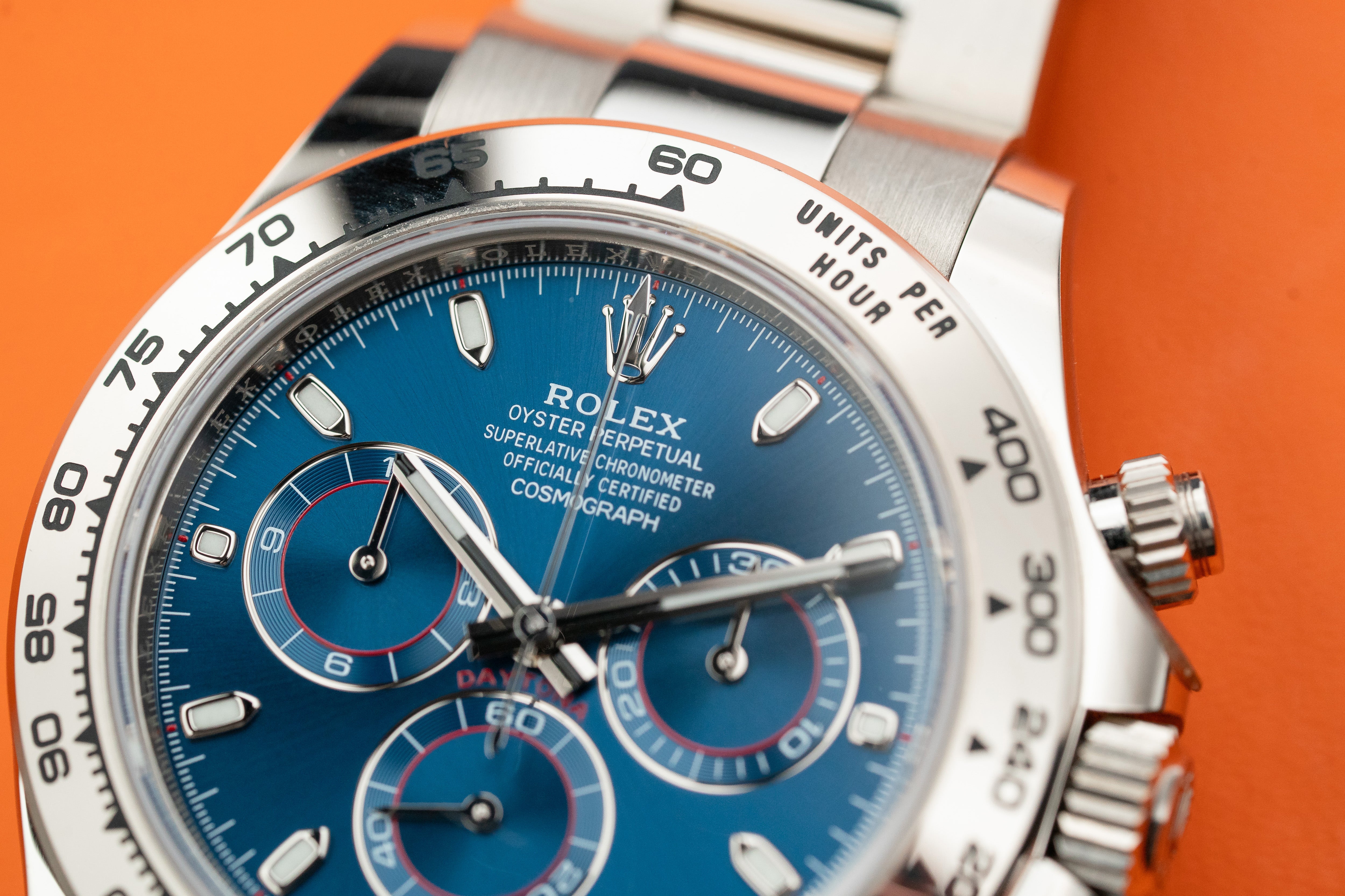 Rolex Daytona Cosmograph White Gold Blue Dial 40mm 116509 2020