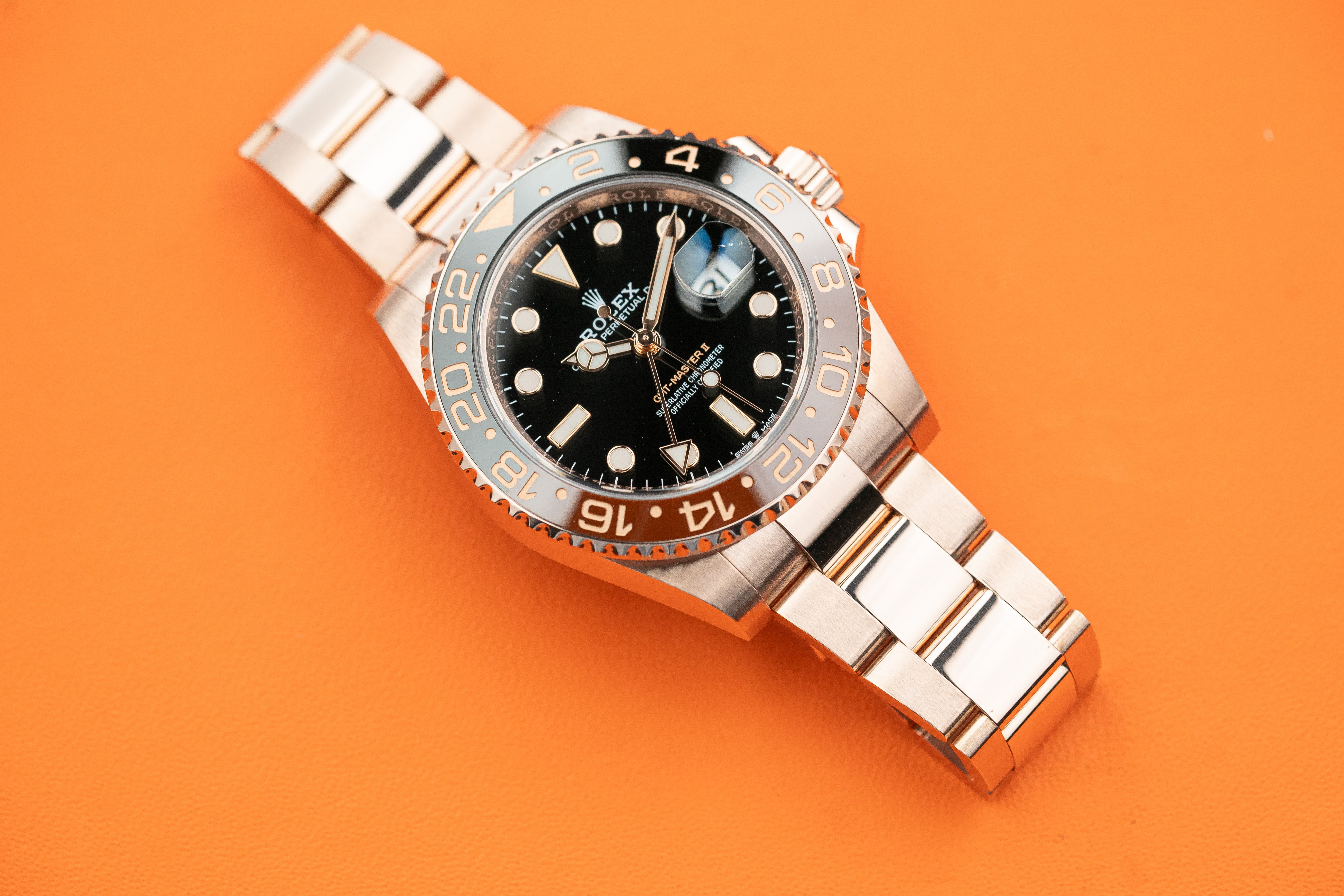 Rolex GMT-Master II Root-Beer 18k Rose Gold 40MM 126715CHNR