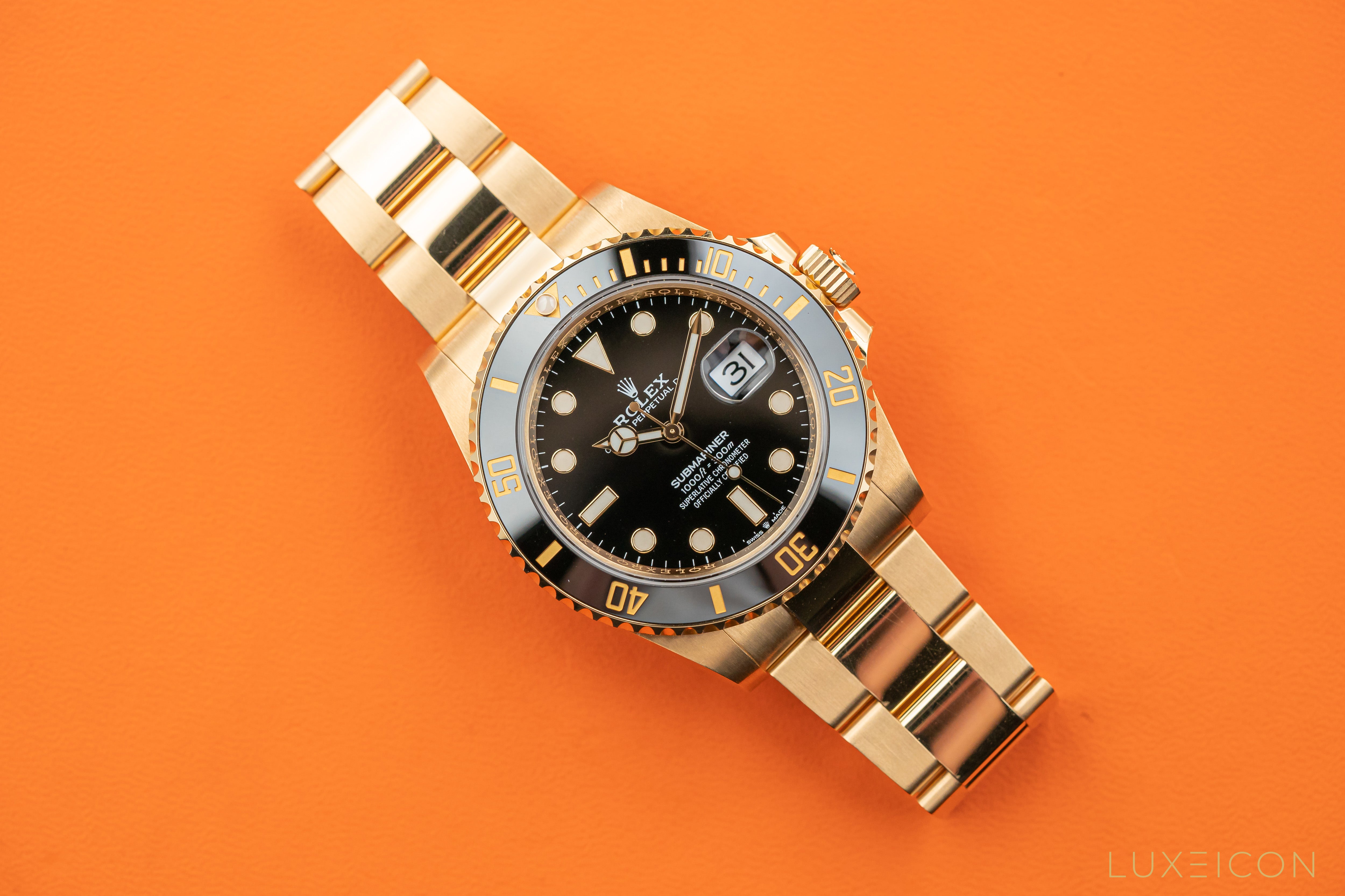 Rolex Submariner Date 41mm Black Dial Yellow Gold 126618LN