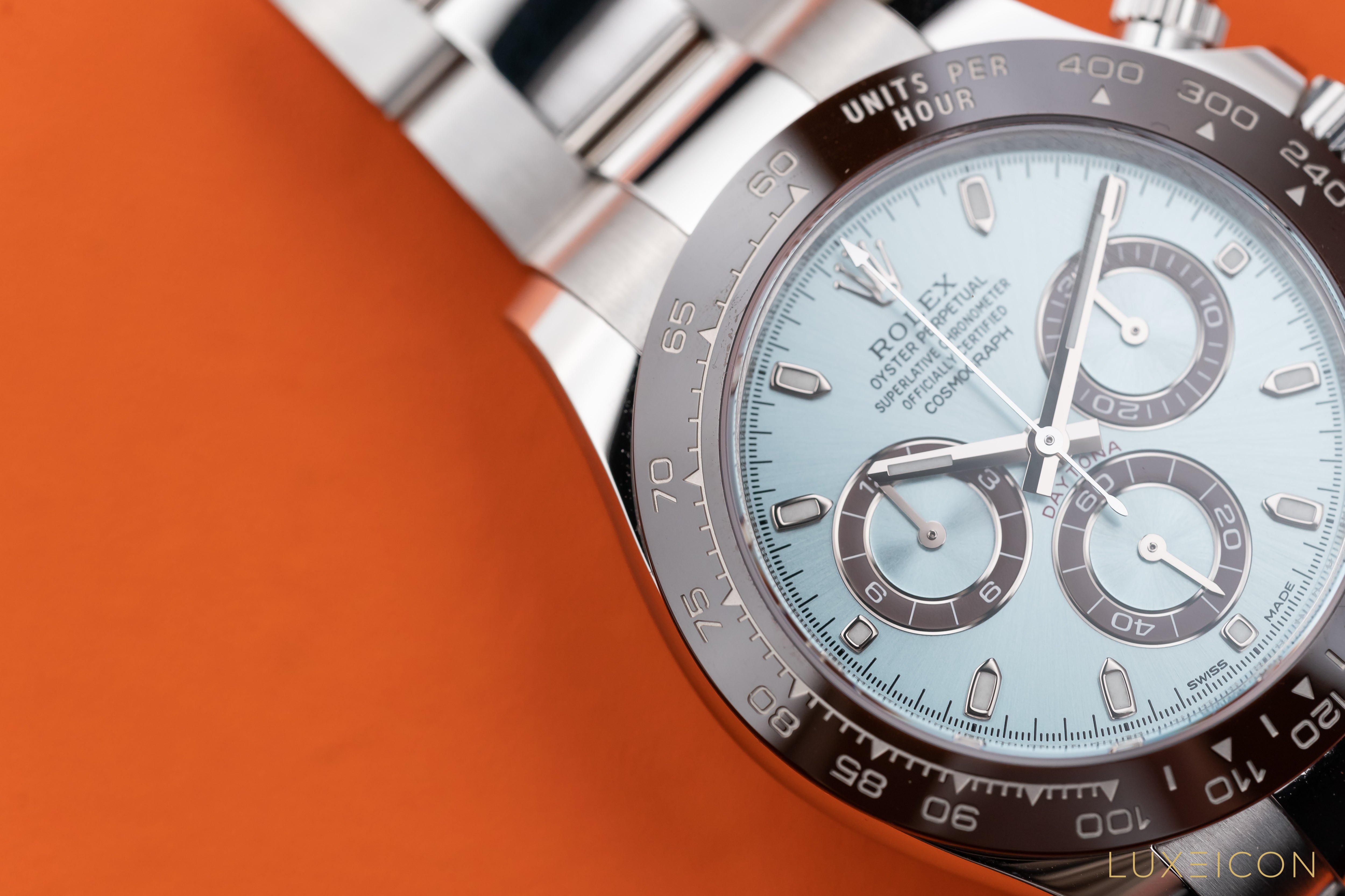 Rolex  Cosmograph Daytona Platinum 40mm Ice Blue Index Dial 2023 116506