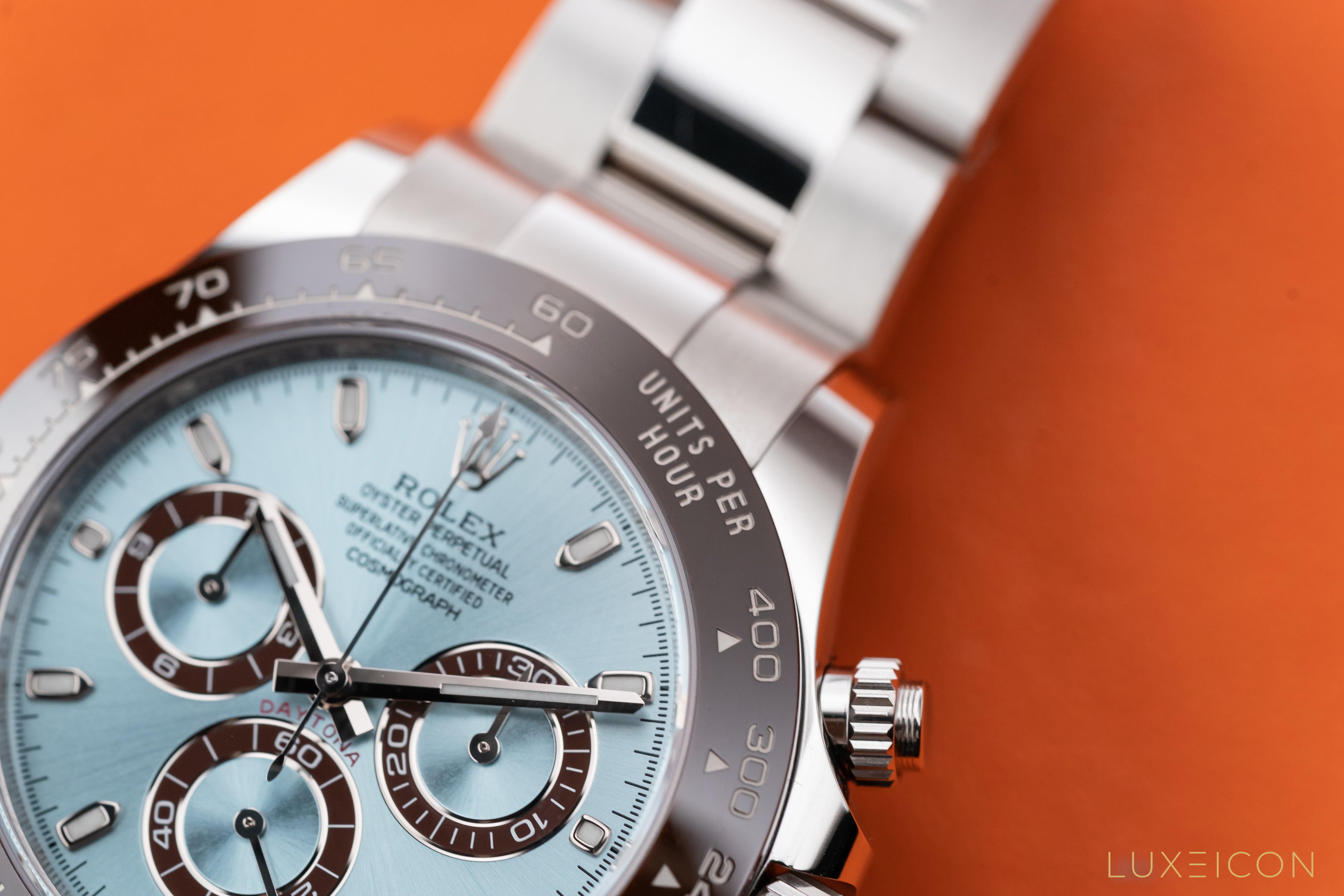 Rolex Cosmograph Daytona Platinum 40mm Ice Blue Index Dial 2023 116506