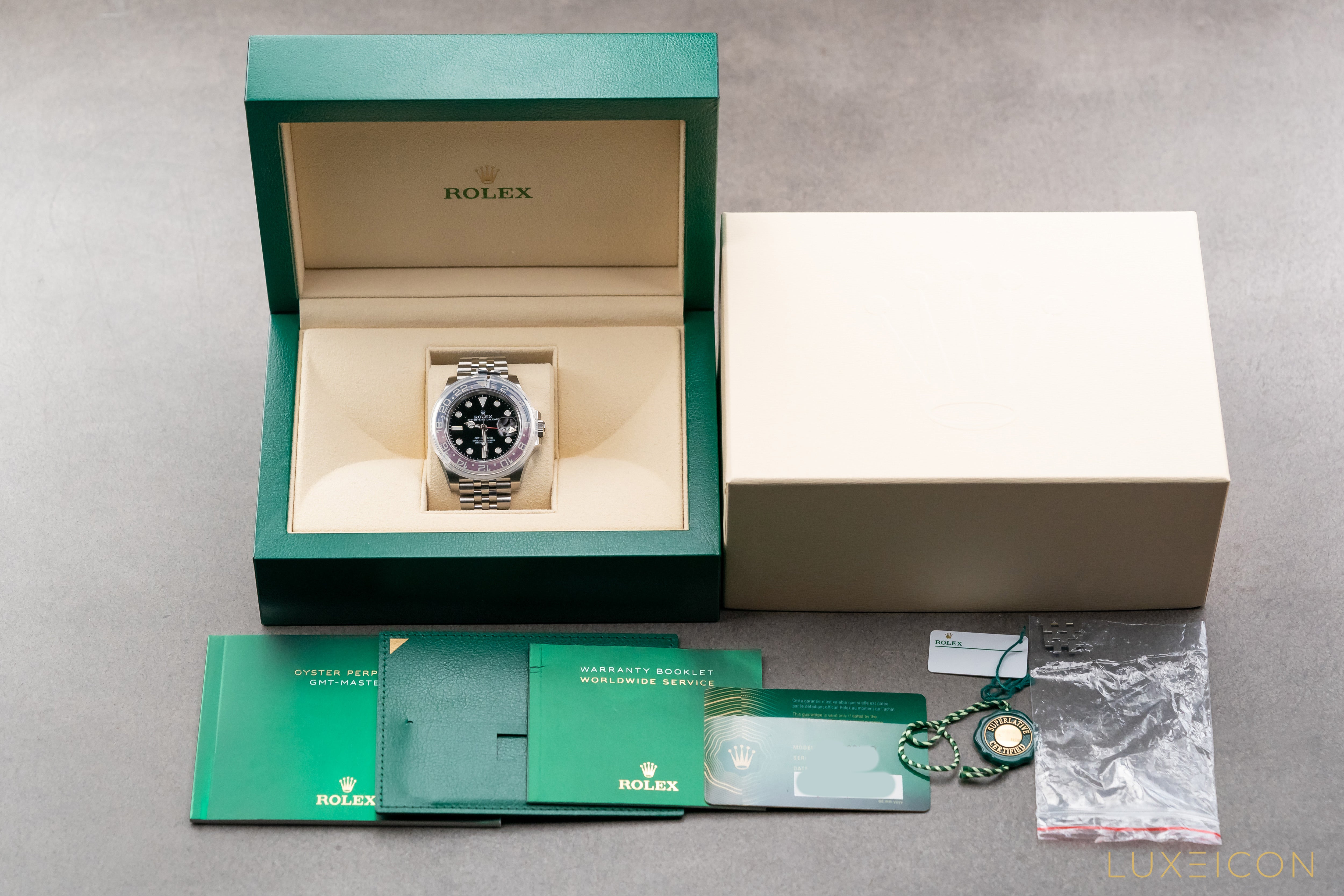 Rolex GMT-Master II Stainless Steel Pepsi Jubilee Bracelet 126710BLRO 2020