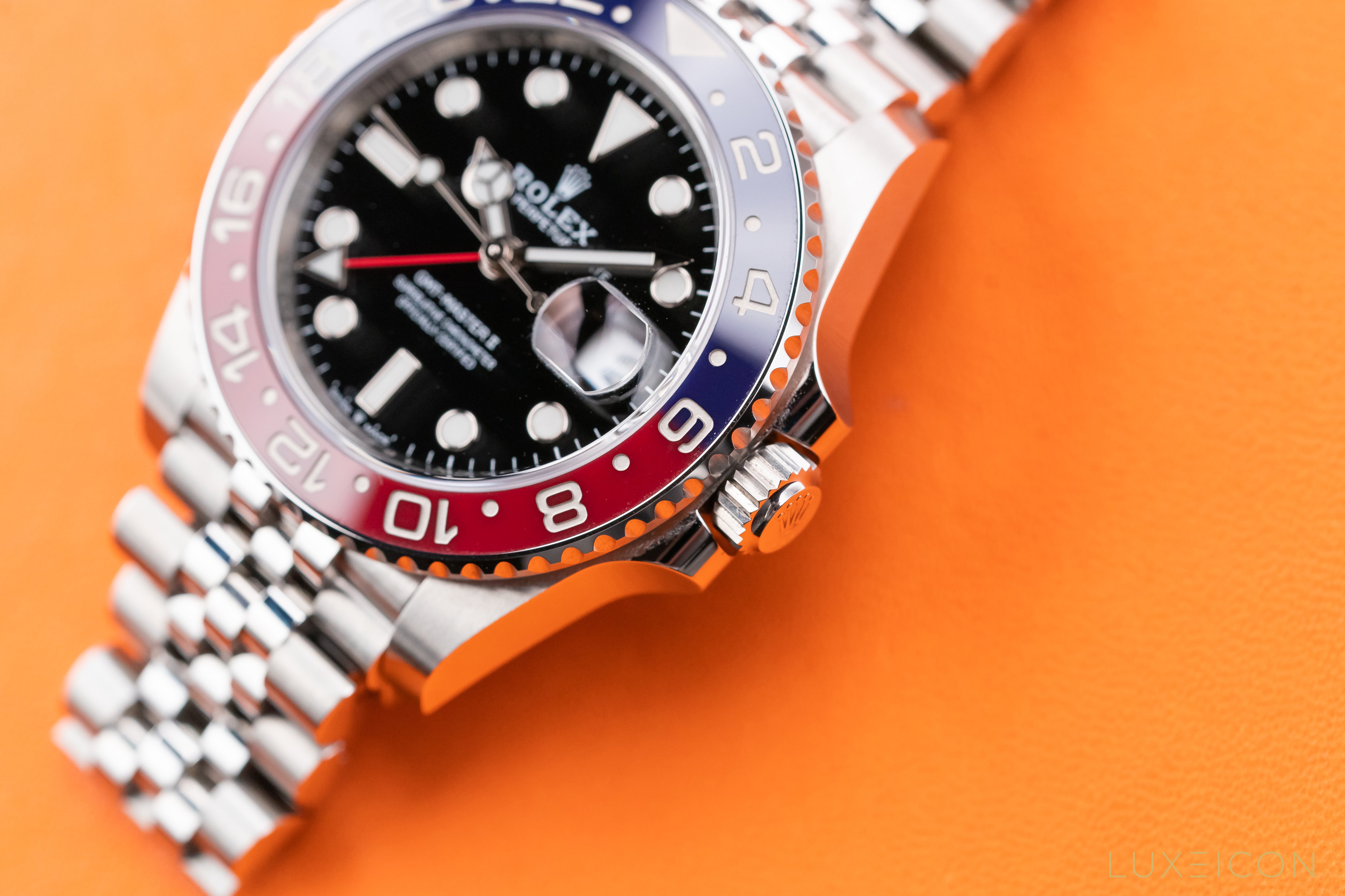 Rolex GMT-Master II Stainless Steel Pepsi Jubilee Bracelet 126710BLRO 2020