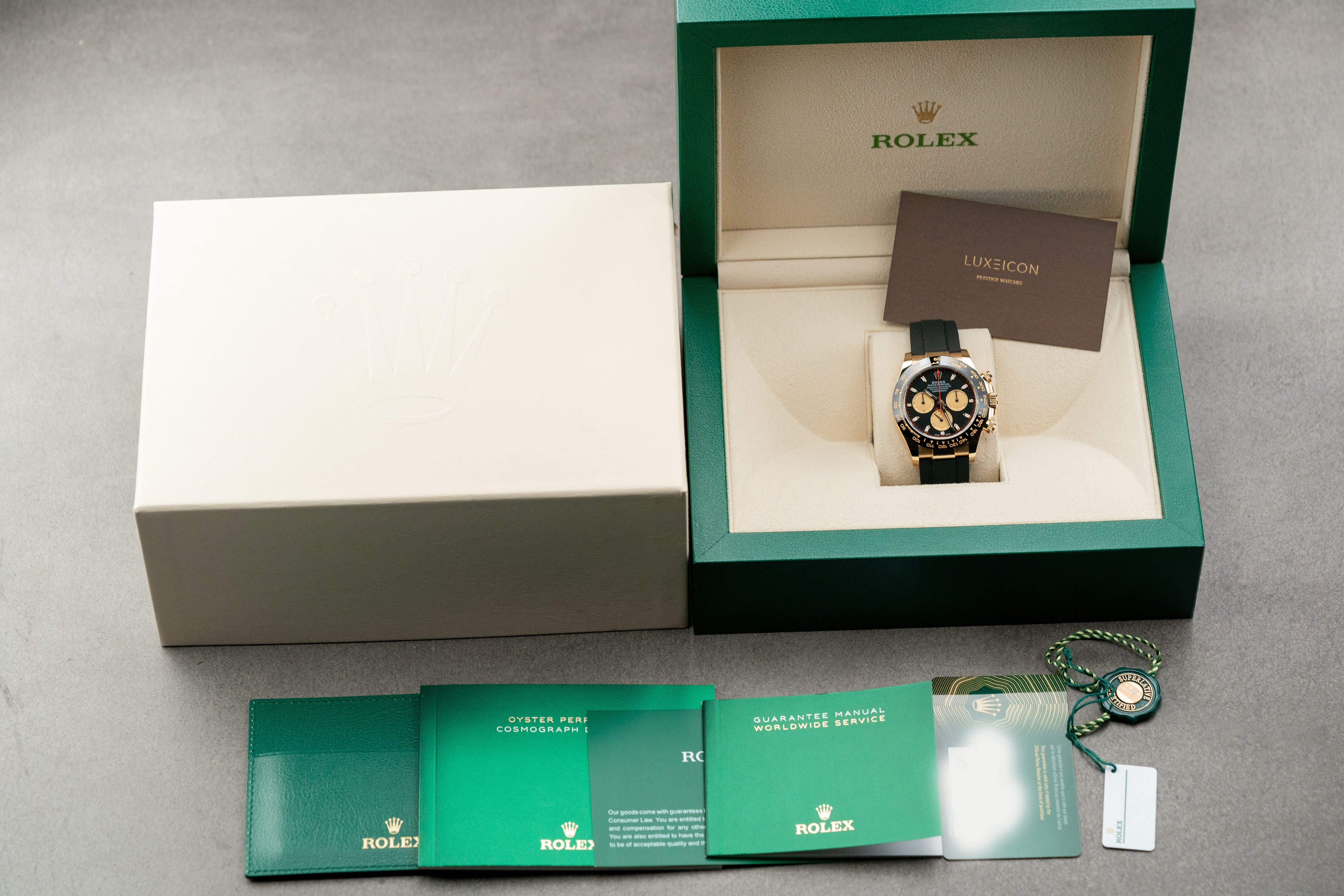 Rolex Cosmograph Daytona 40mm 116518 Yellow Gold Paul Newman Index Dial Oysterflex 2023Rolex Cosmograph Daytona 40mm 116518 Yellow Gold Paul Newman Index Dial Oysterflex