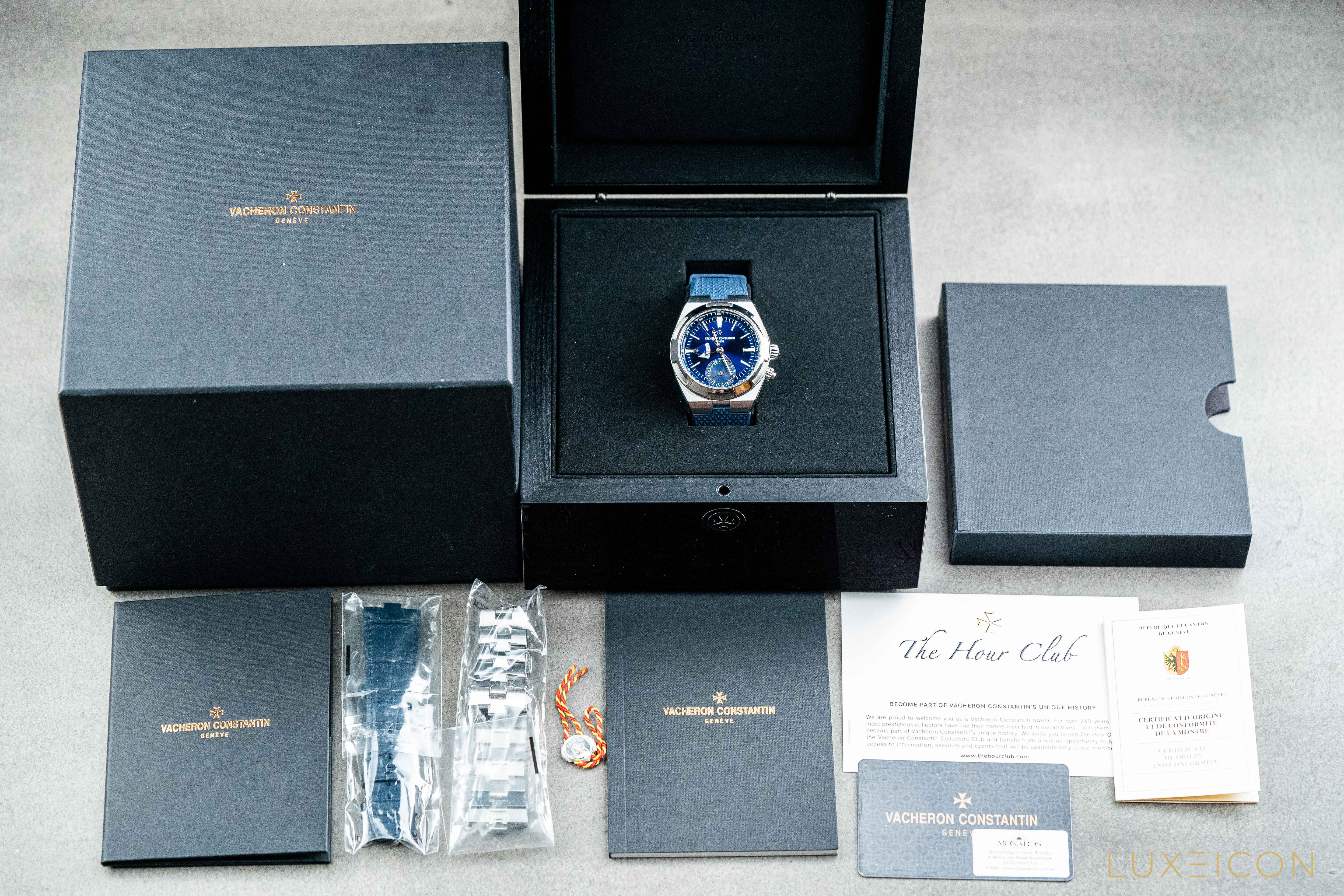 Vacheron Constantin Overseas Dual Time Steel Blue Dial 41mm 7900V/110A-B334
