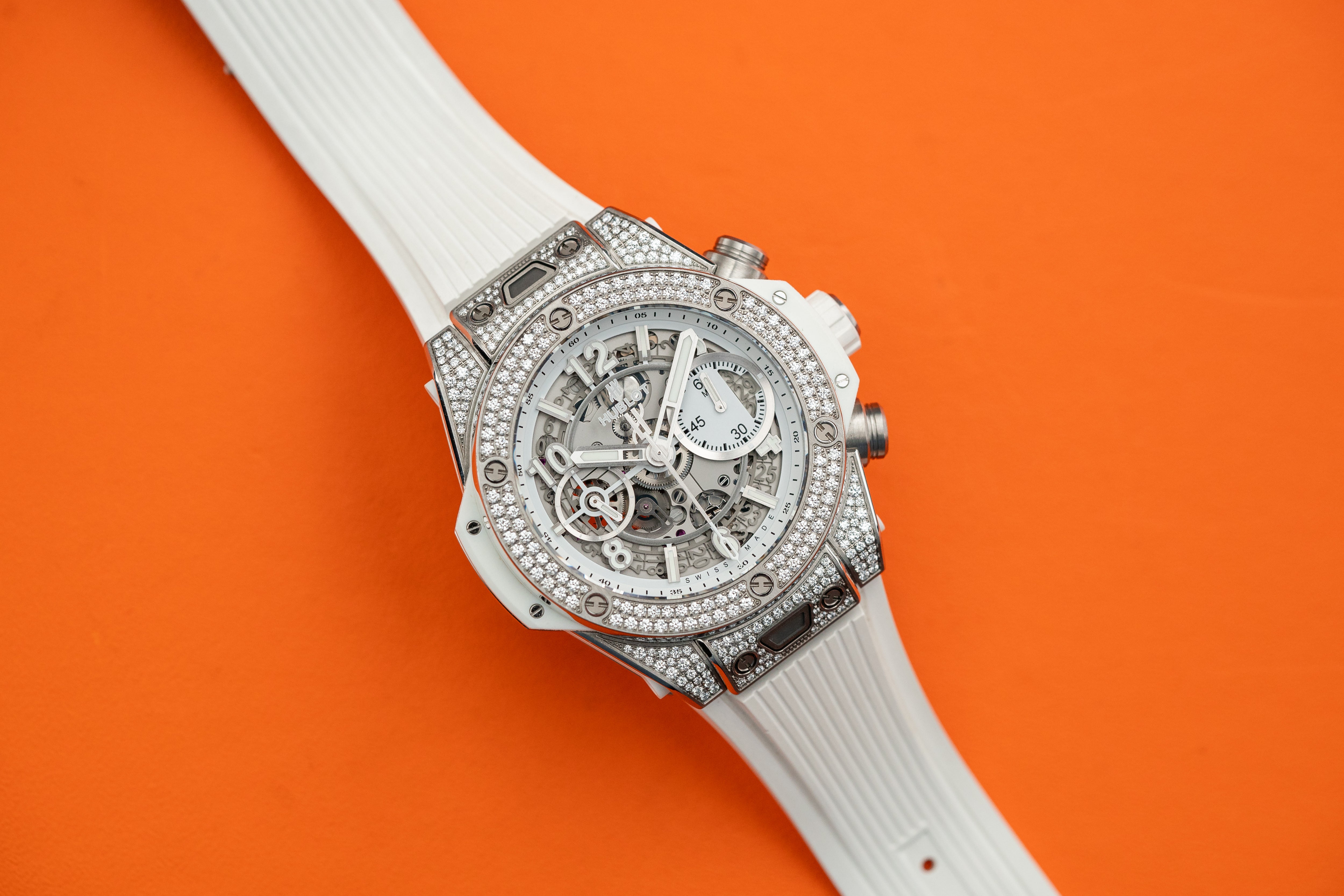 Hublot Big Bang Unico Titanium White Pavé 42mm 441.NE.2011.RW.1704