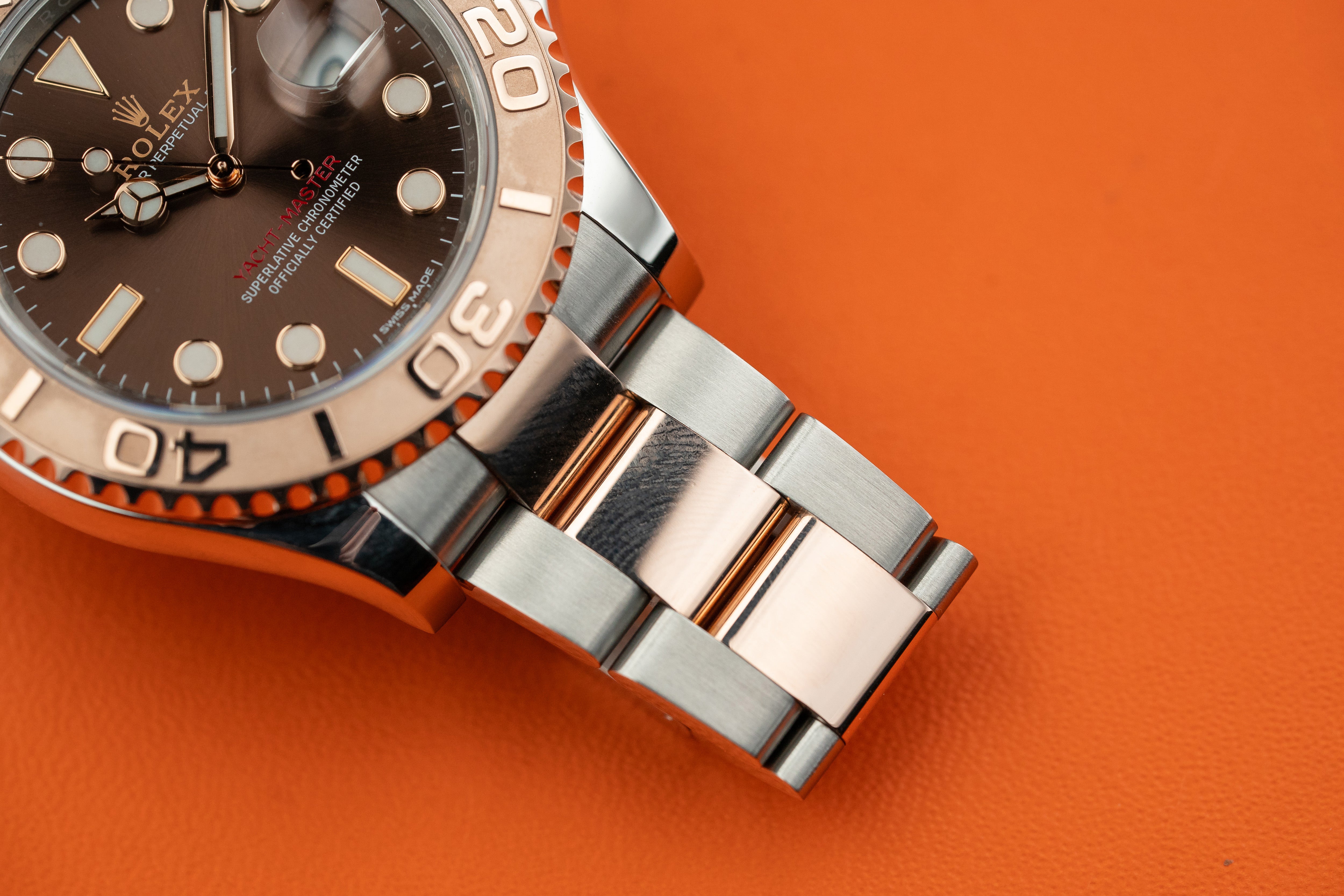 Rolex Yacht-Master 40mm Two Tone Rose and steel Black Dial 126621