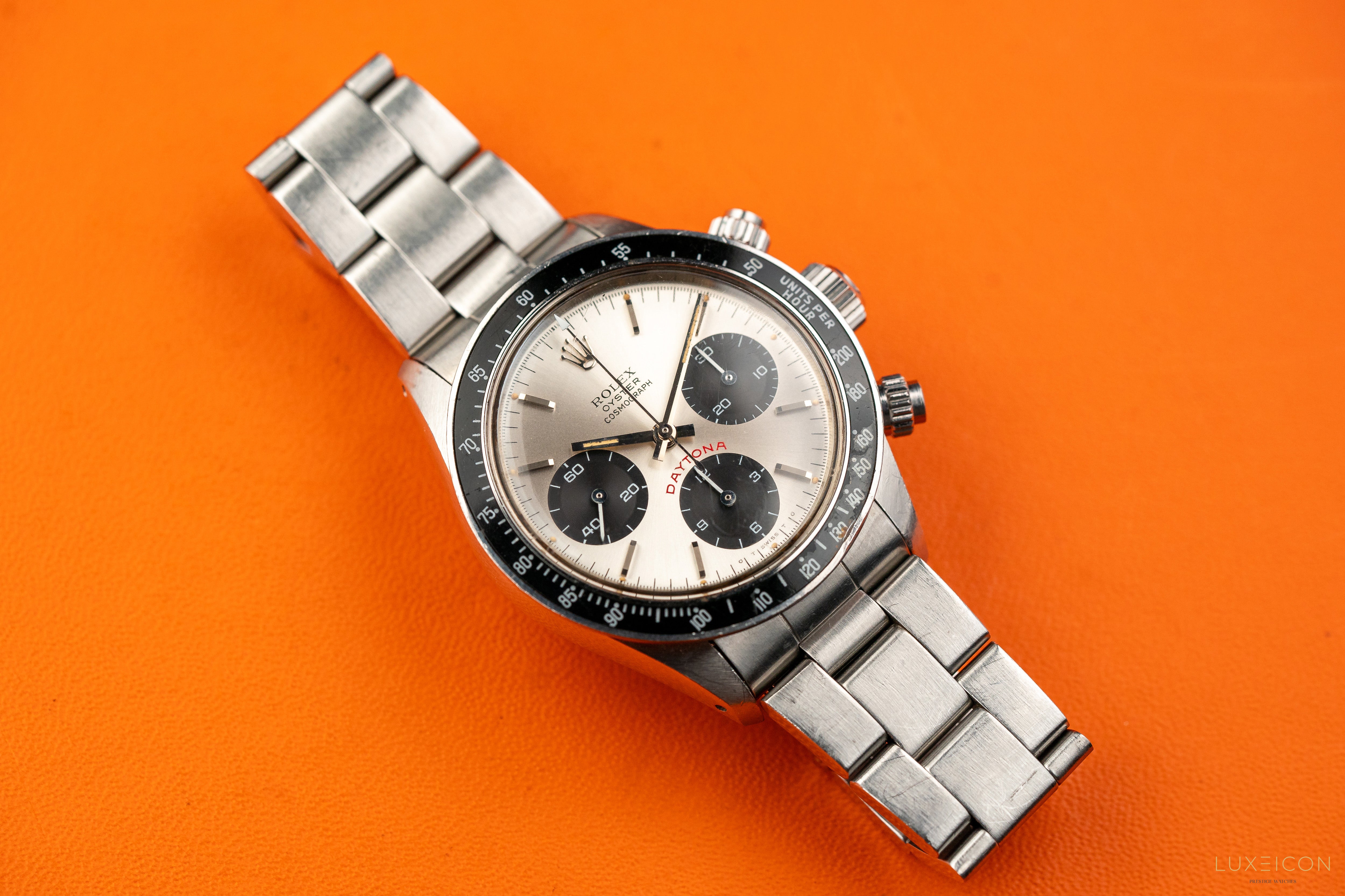 Rolex Vintage Daytona RARE 6263 Sigma Big Red Full Set from 1976