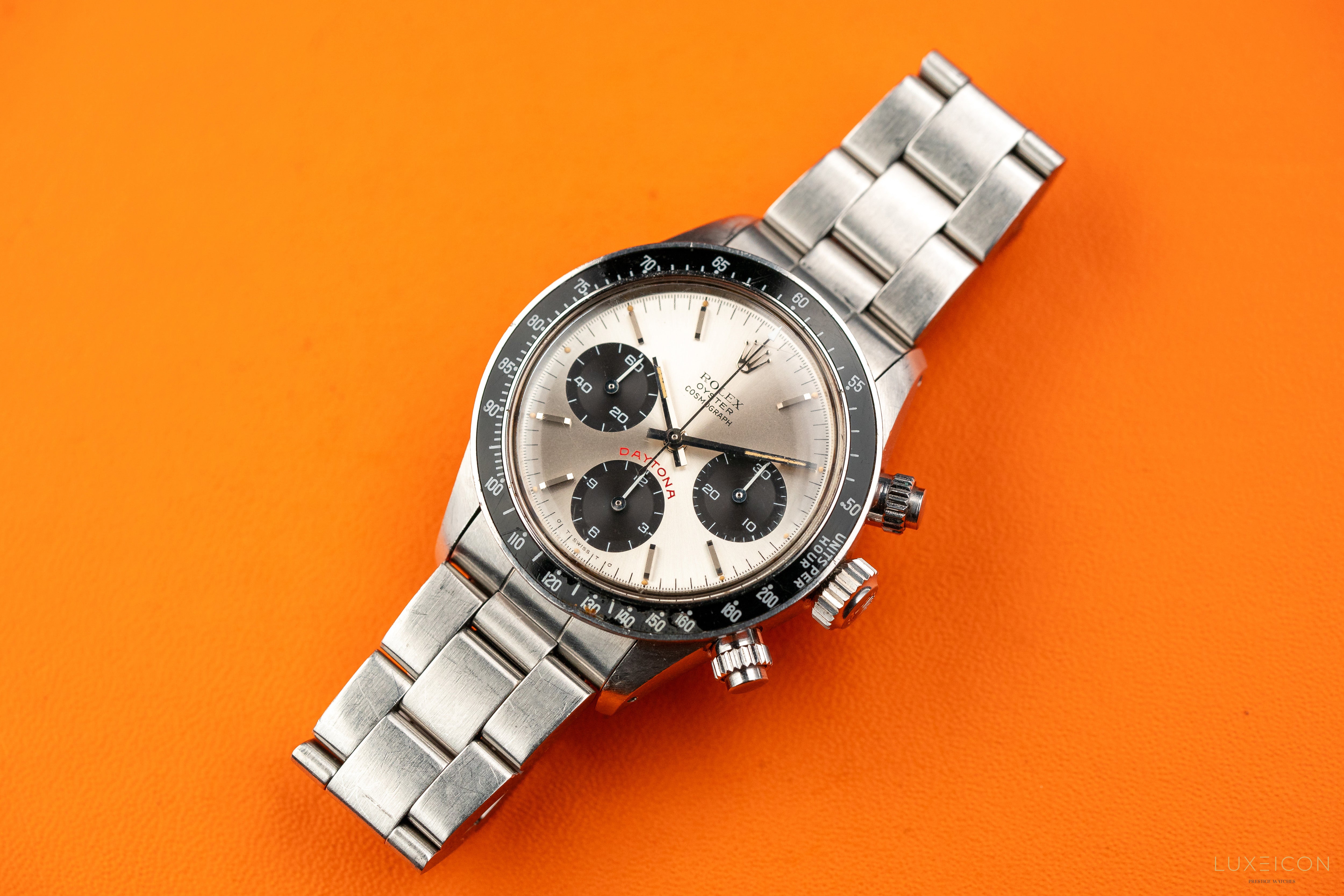 Rolex Vintage Daytona RARE 6263 Sigma Big Red Full Set from 1976