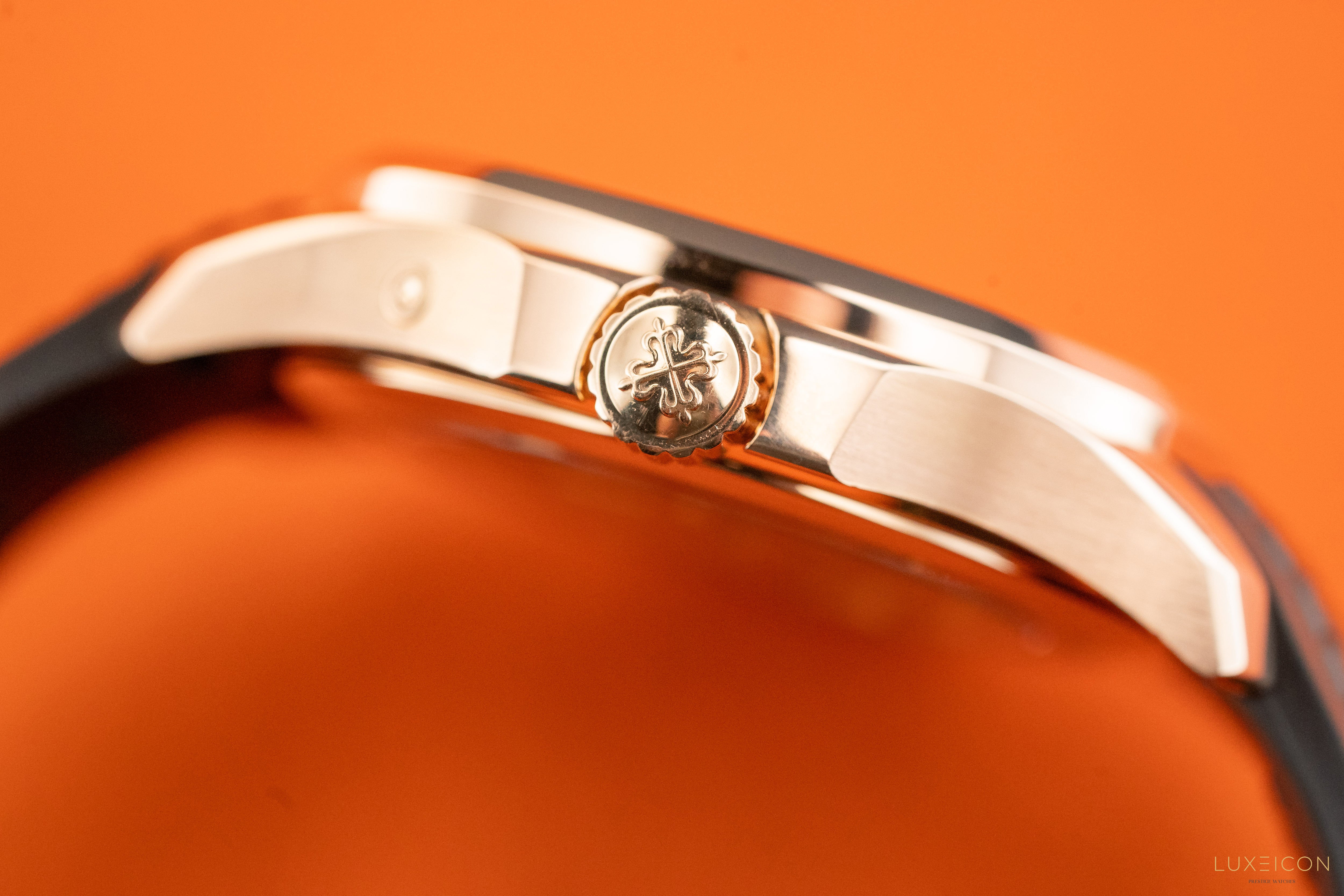 Patek Philippe Aquanaut Time Travel Rose Gold 40mm Brown Dial 5164R 2019