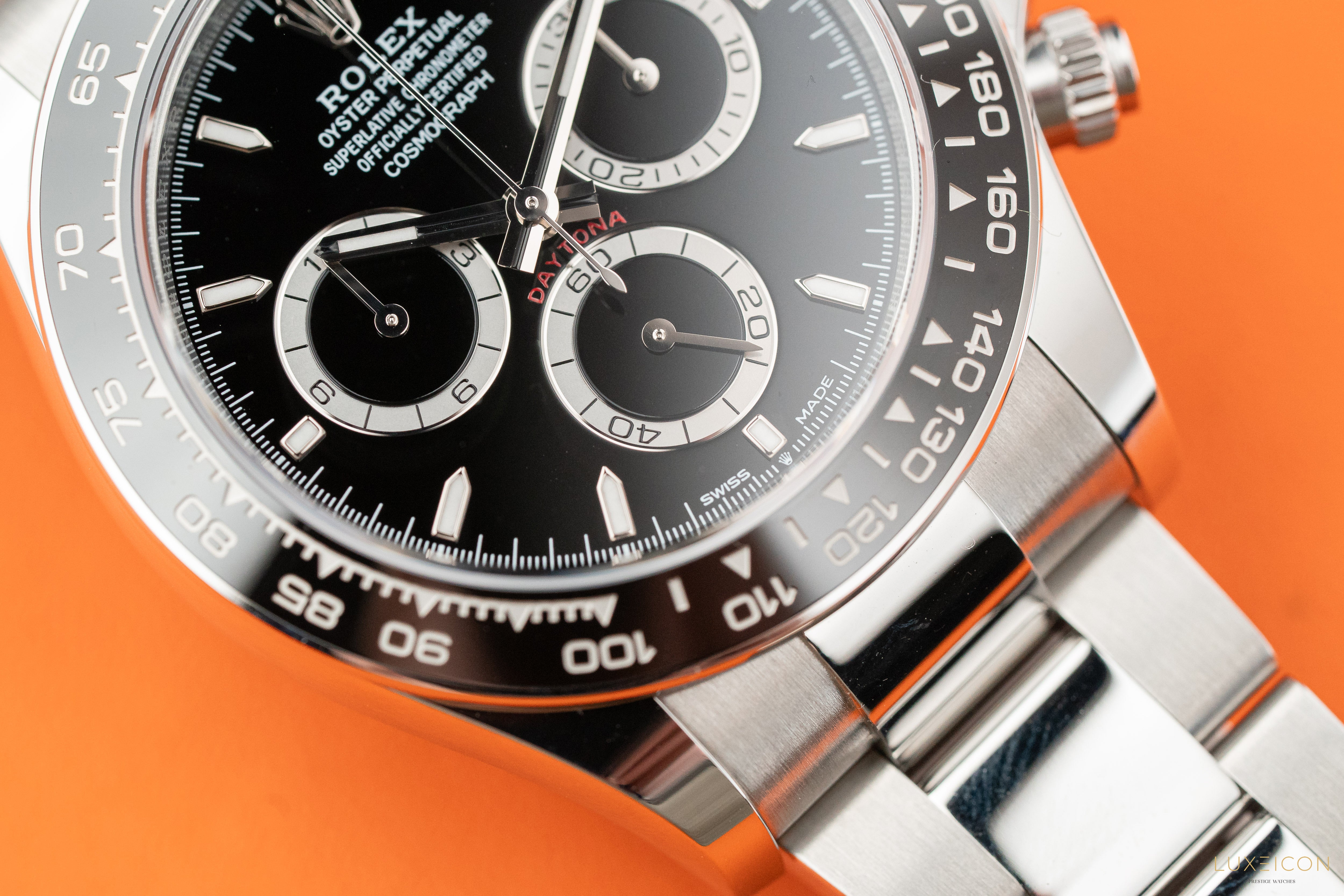 Rolex Daytona 126500LN Black Dial Stainless Steel Ceramic Bezel Steel