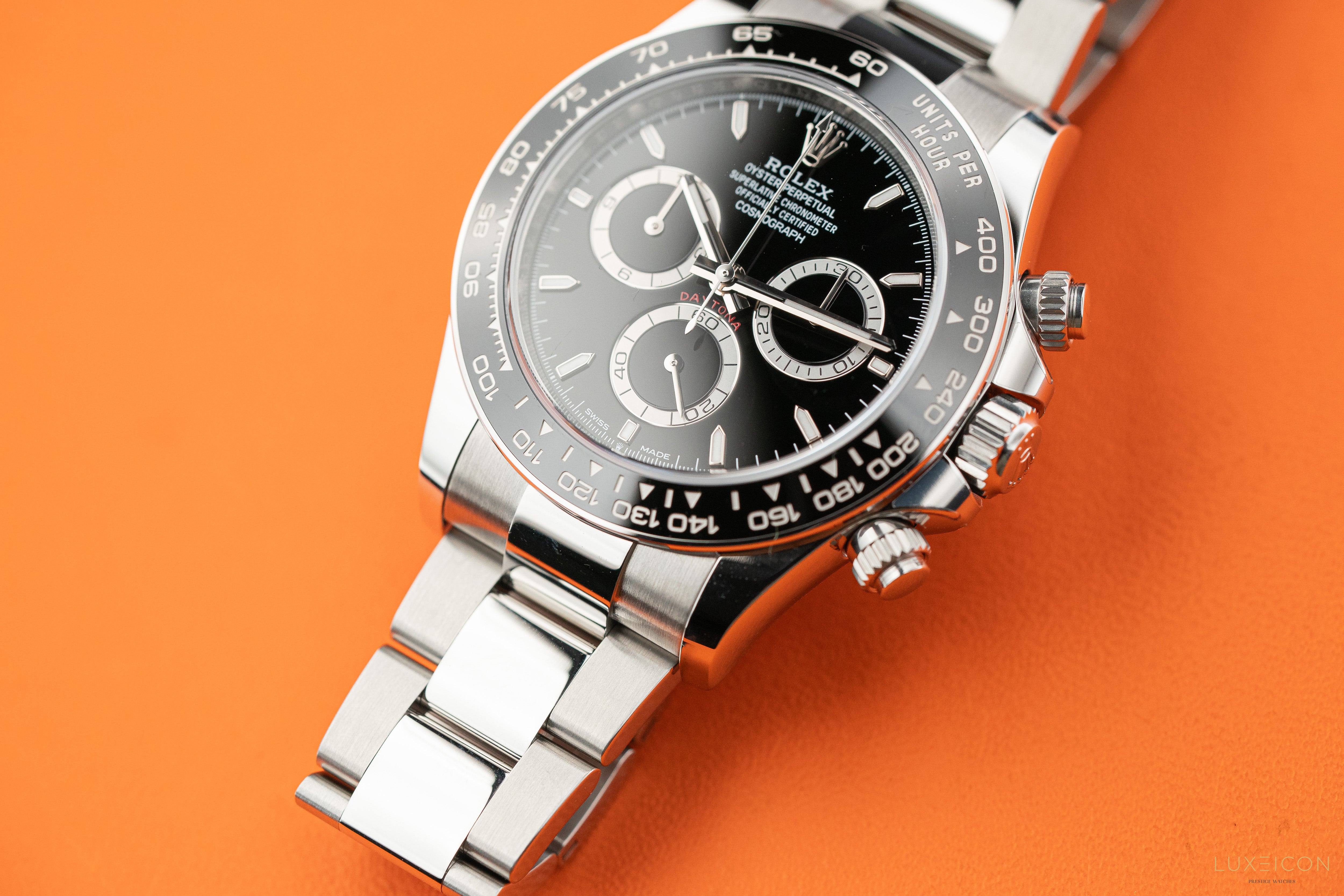 Rolex Daytona 126500LN Black Dial Stainless Steel Ceramic Bezel Steel