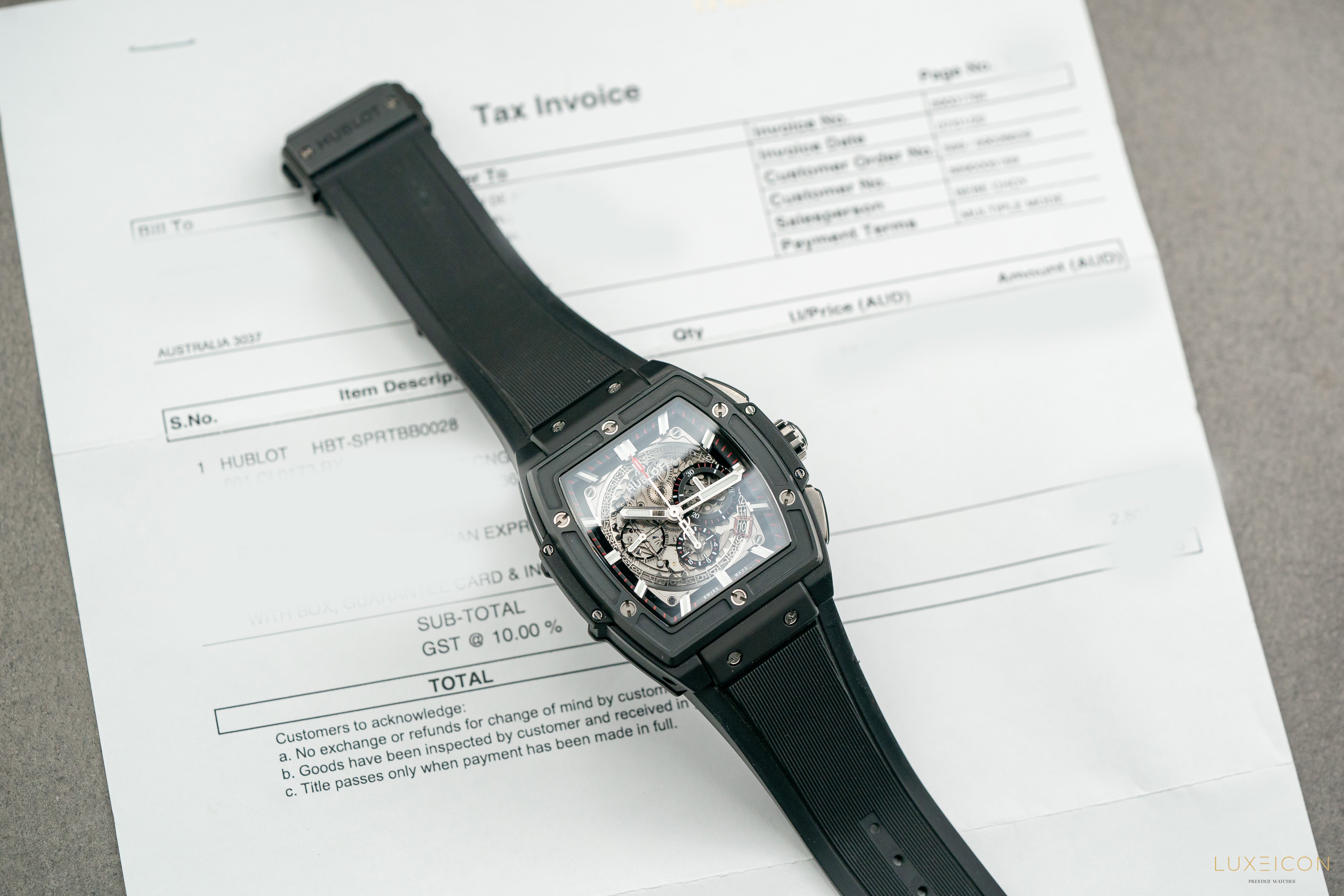 Hublot Spirit of Big Bang Chronograph Black Magic Ceramic 601.CI.0173.RX 2022