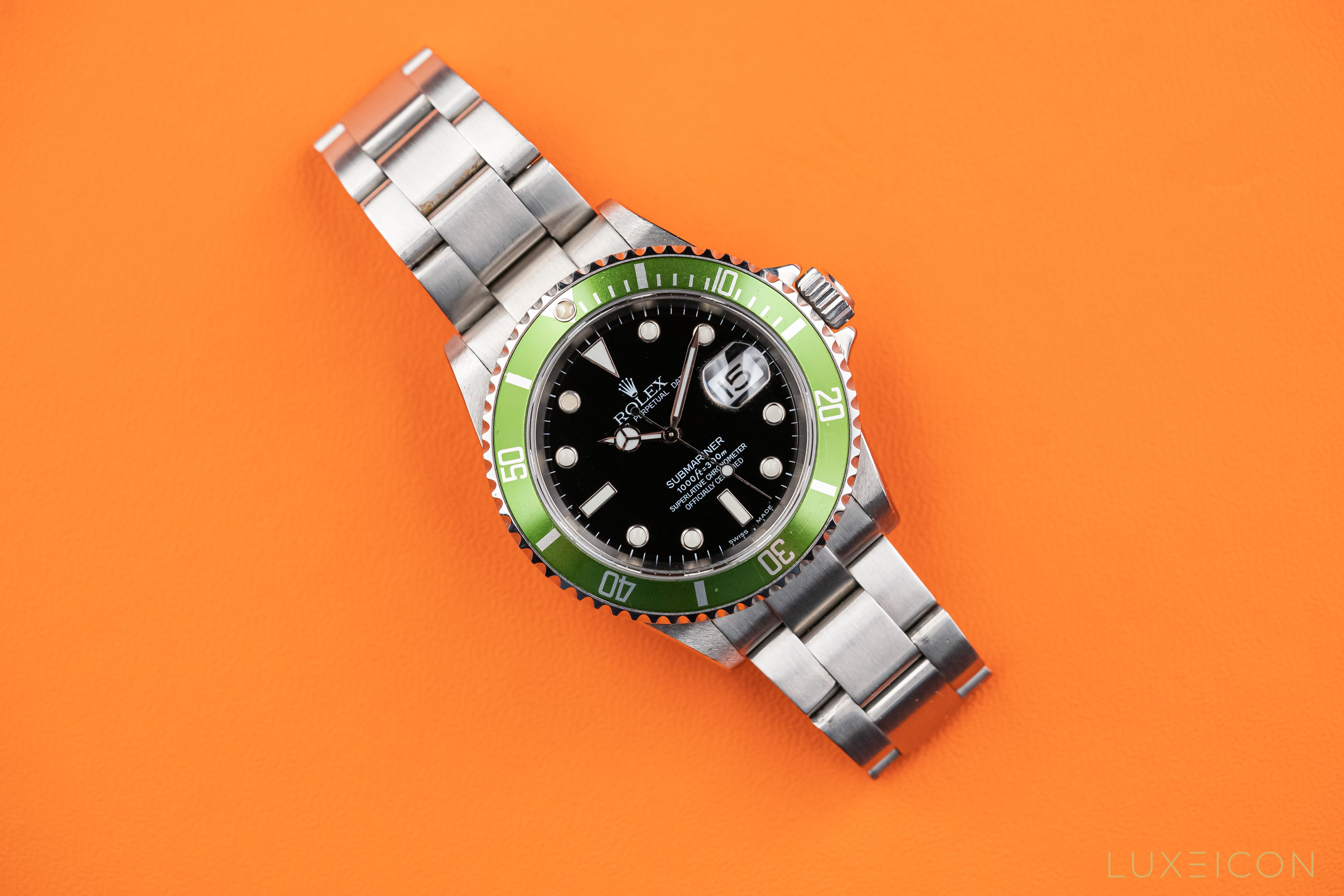 Rolex Submariner Date "Kermit" 50th Anniversary Edition "MK I" 'Flat 4' F Series Ref. 16610LV