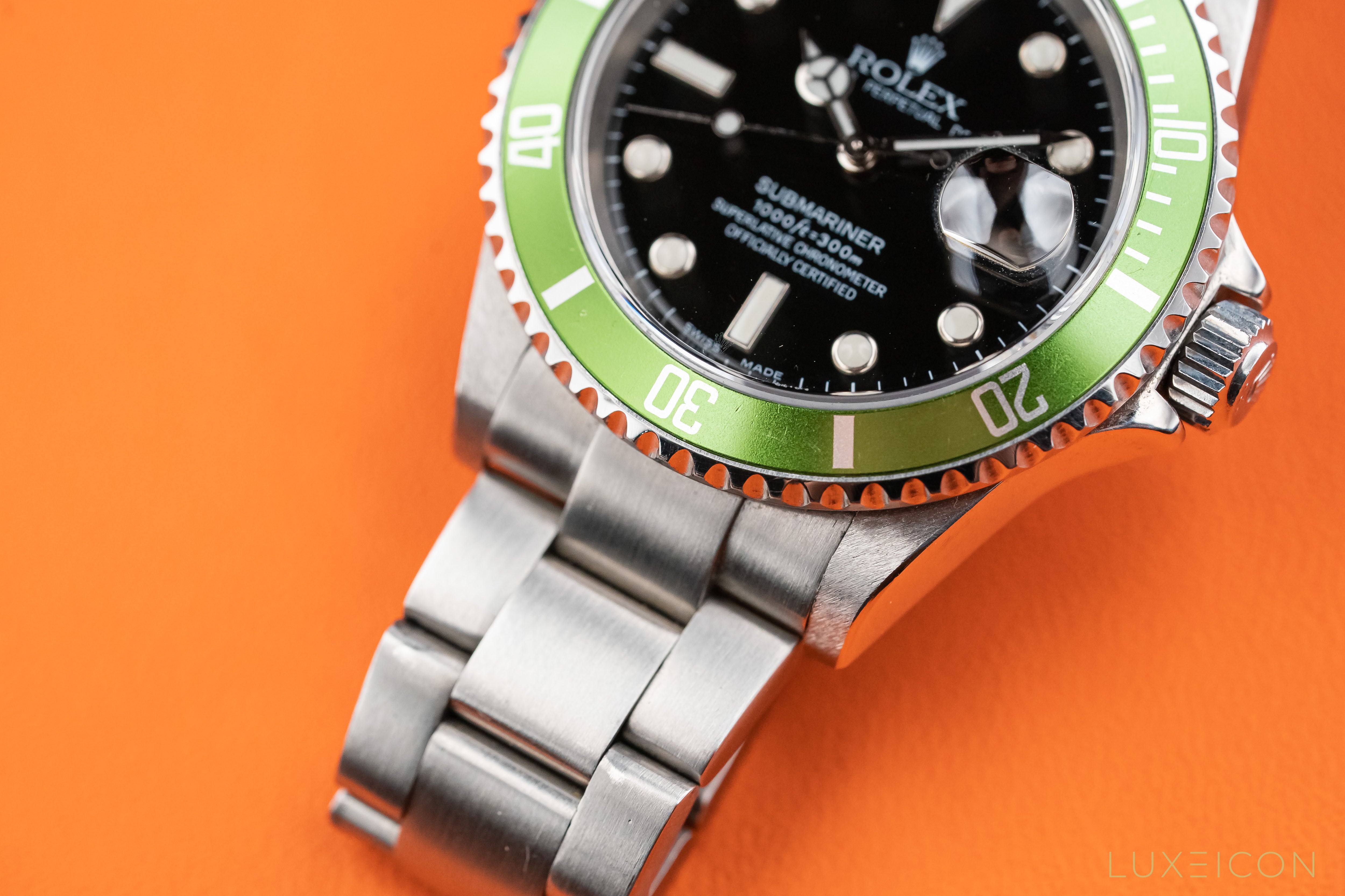 Rolex Submariner Date "Kermit" 50th Anniversary Edition "MK I" 'Flat 4' F Series Ref. 16610LV