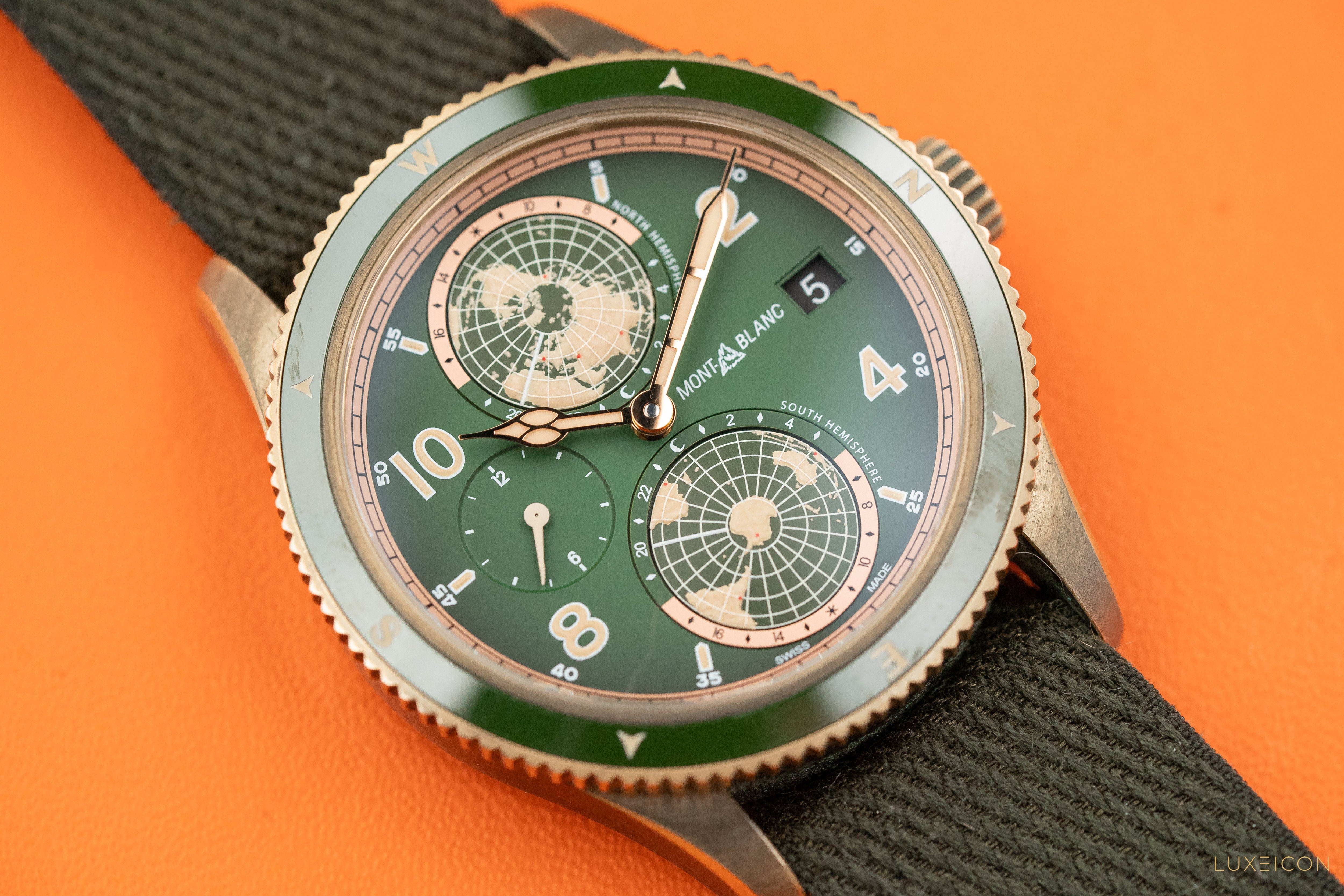 Montblanc 1858 Geosphere Limited Edition Bronze Green 42mm - MB119909