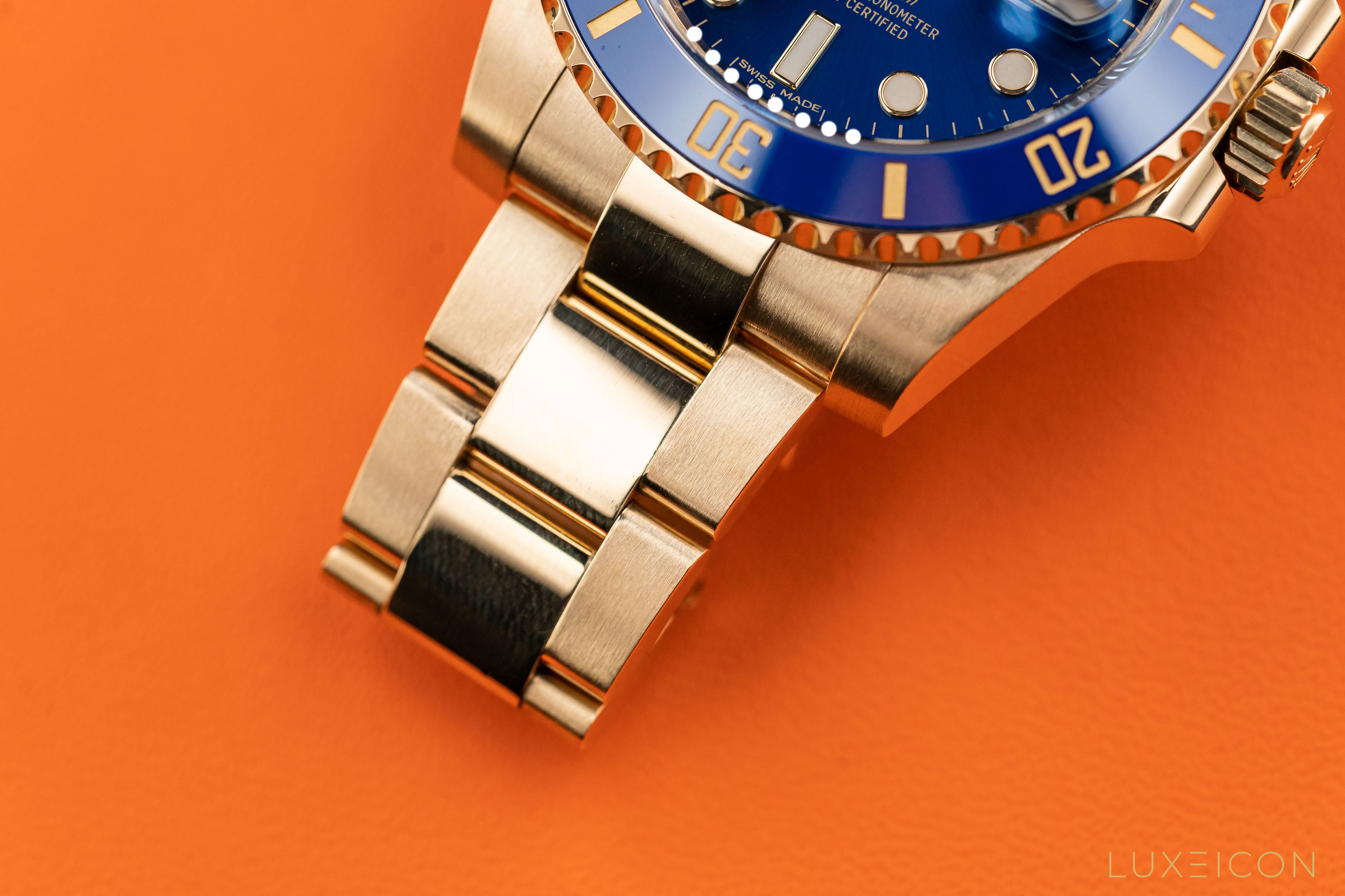 Rolex Submariner Date 40mm Yellow Gold Blue Dial 116618LB