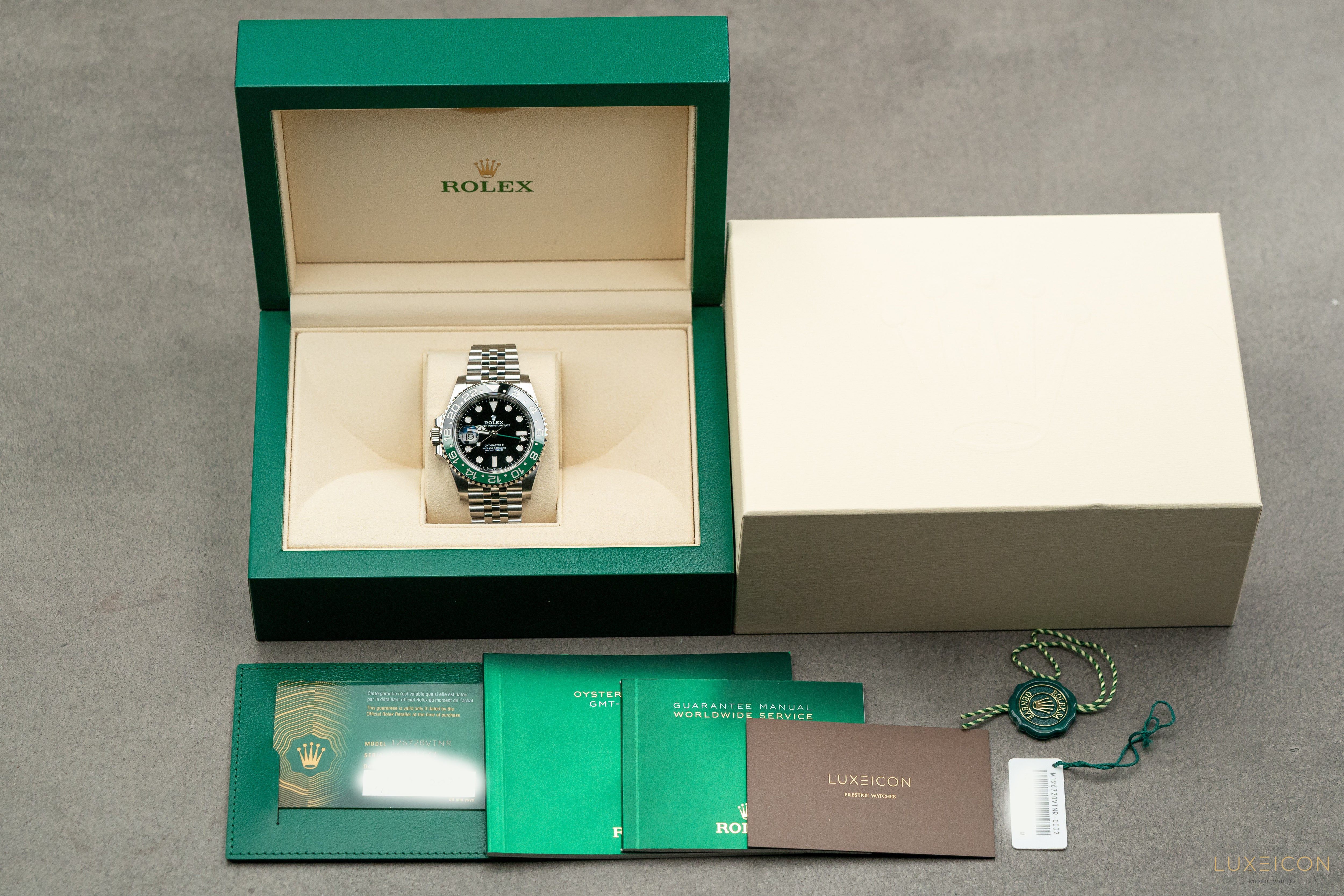 Rolex GMT-Master II Steel Sprite Lefty Jubilee 126720VTNR