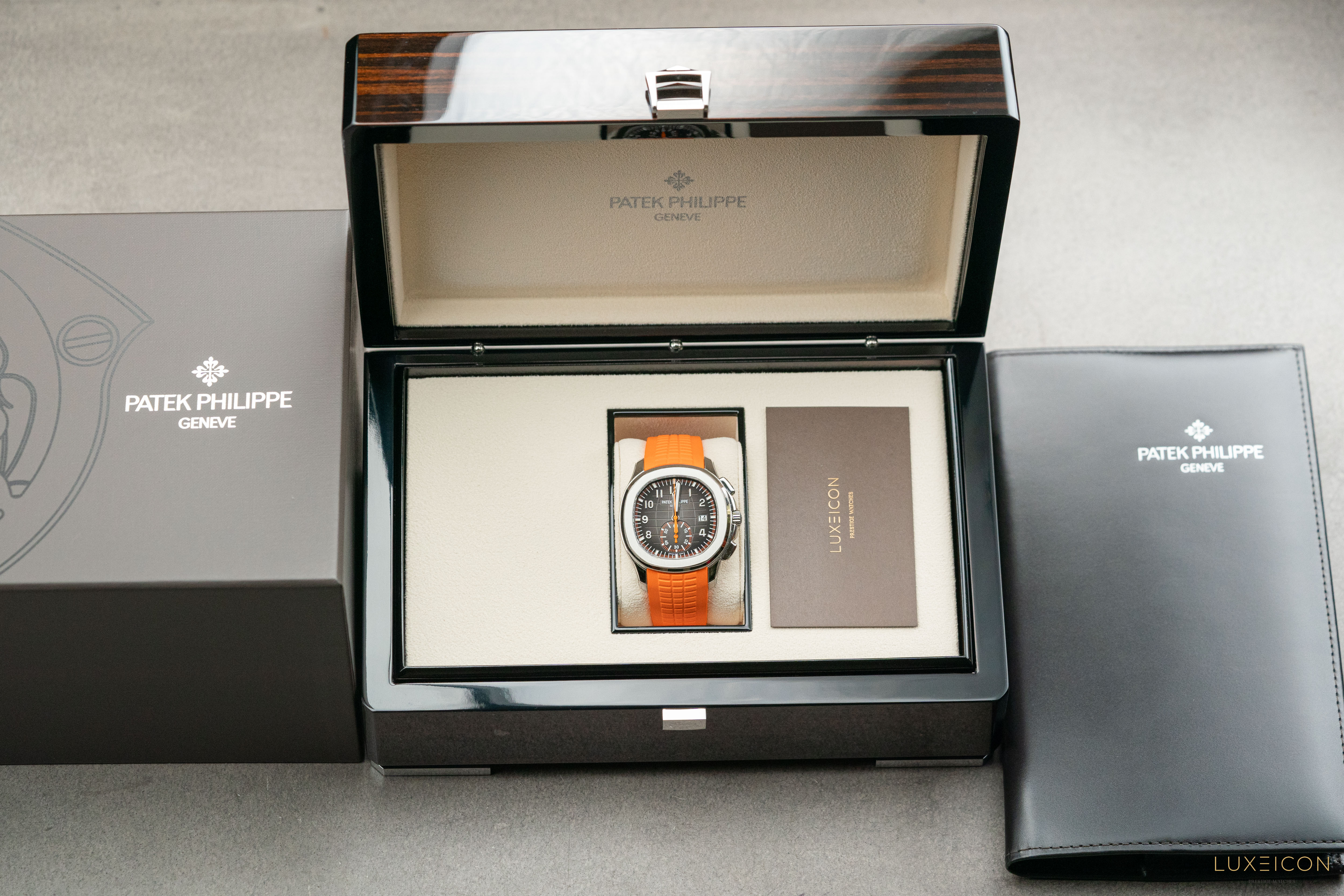 Patek Philippe Aquanaut 5968A-001 Chronograph 42mm Stainless Steel Orange hand 2021