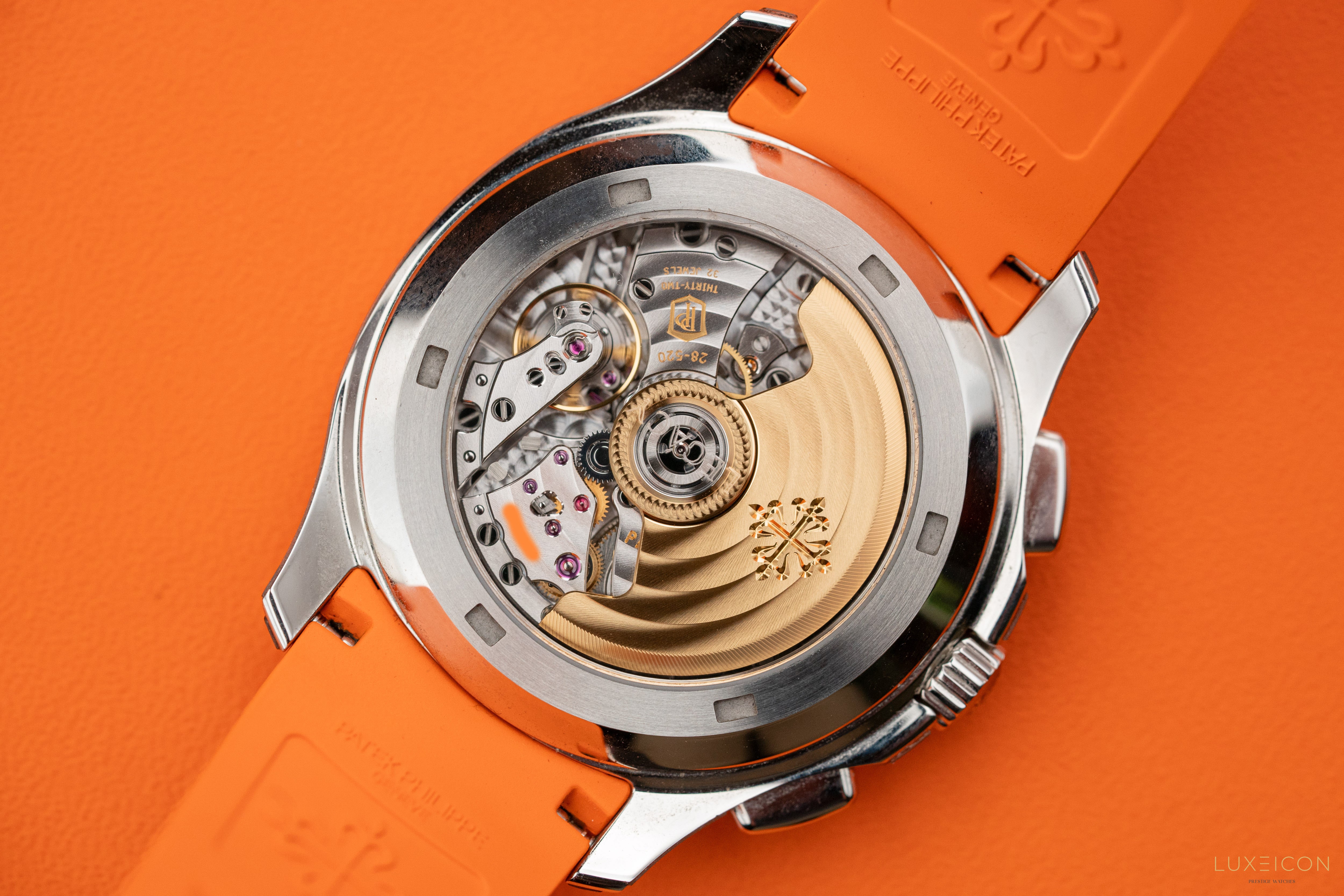 Patek Philippe Aquanaut 5968A-001 Chronograph 42mm Stainless Steel Orange hand 2021