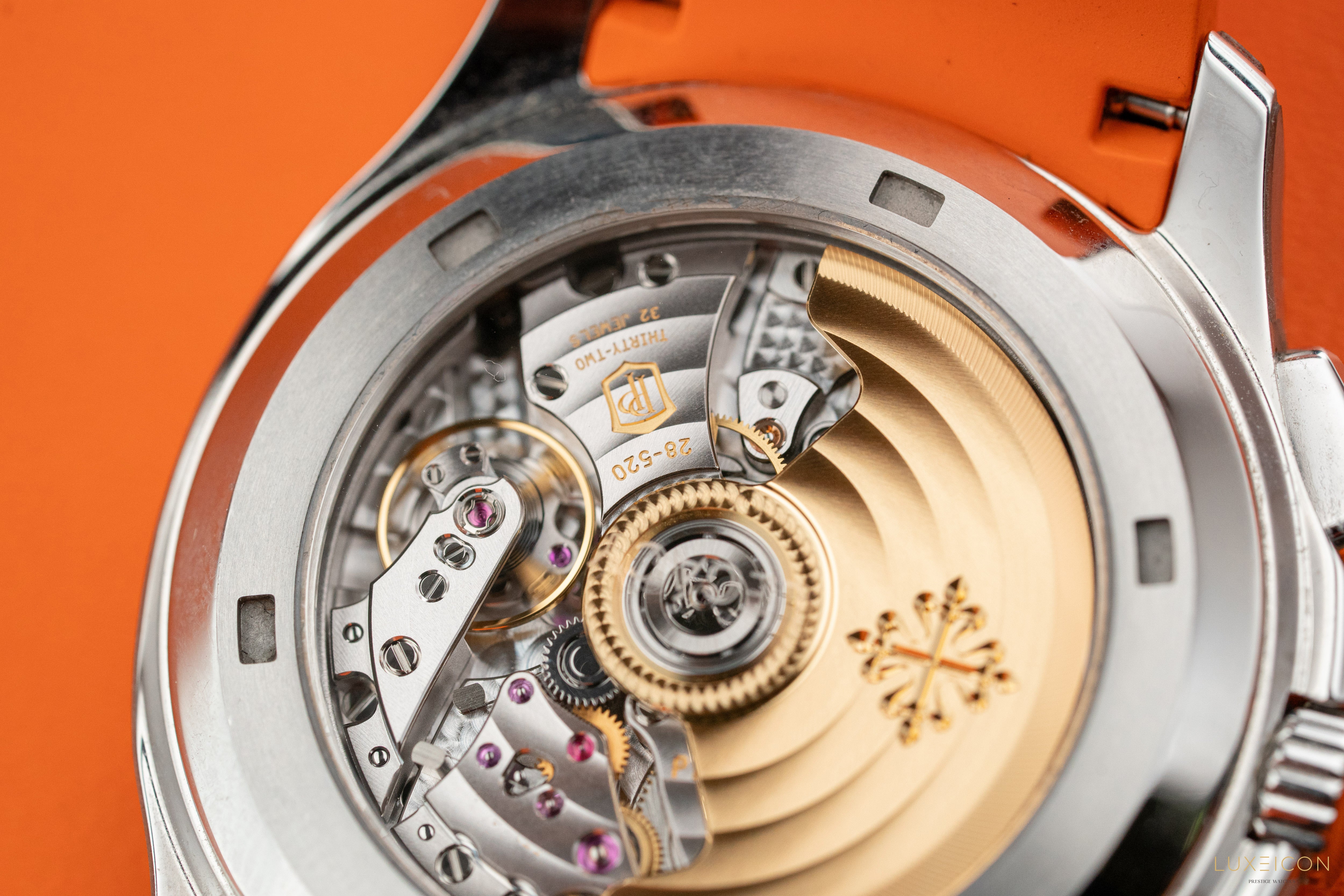 Patek Philippe Aquanaut 5968A-001 Chronograph 42mm Stainless Steel Orange hand 2021