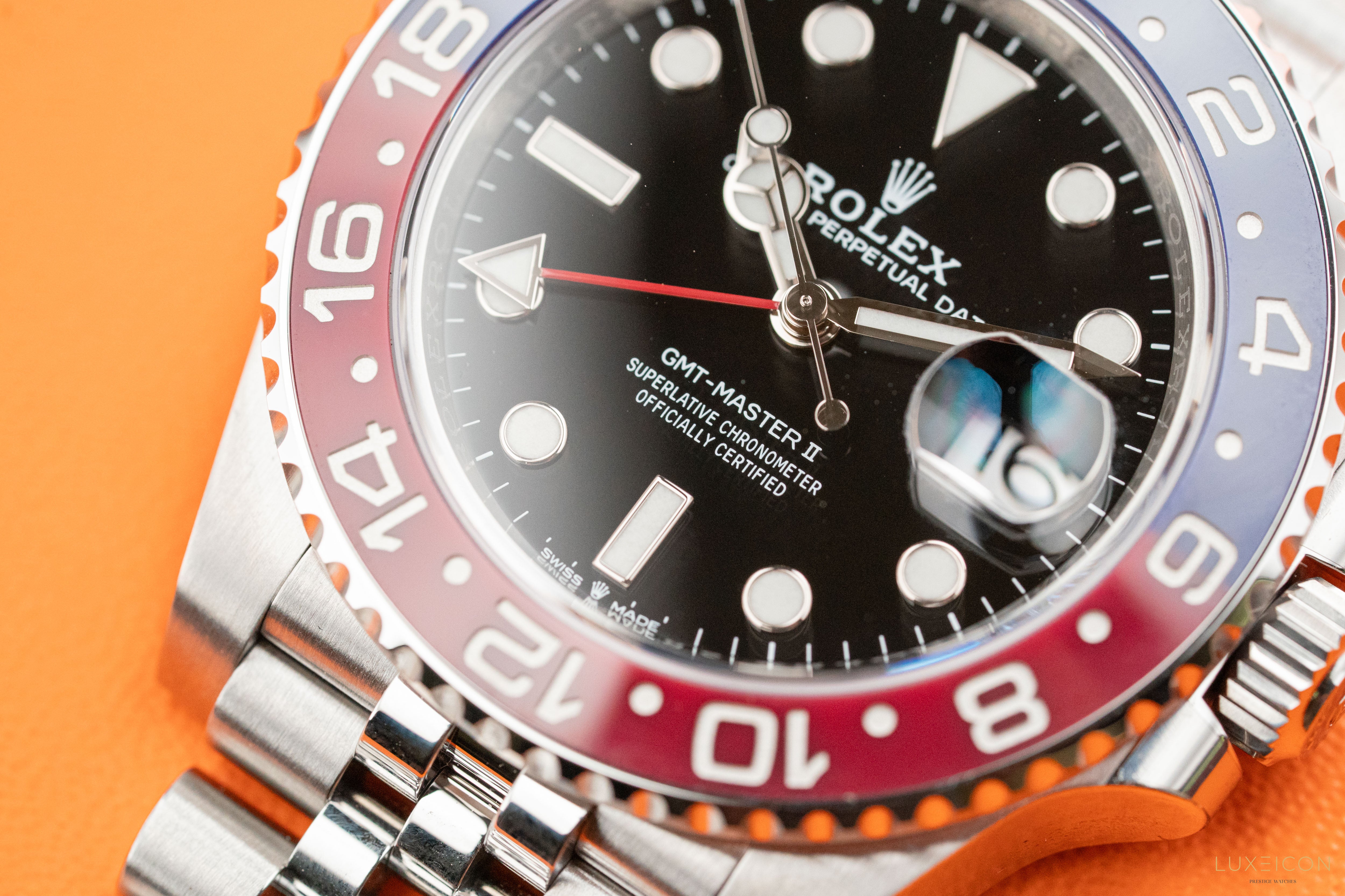 Rolex Gmt-Master II Pepsi 40mm Stainless Steel Jubilee 126710BLRO