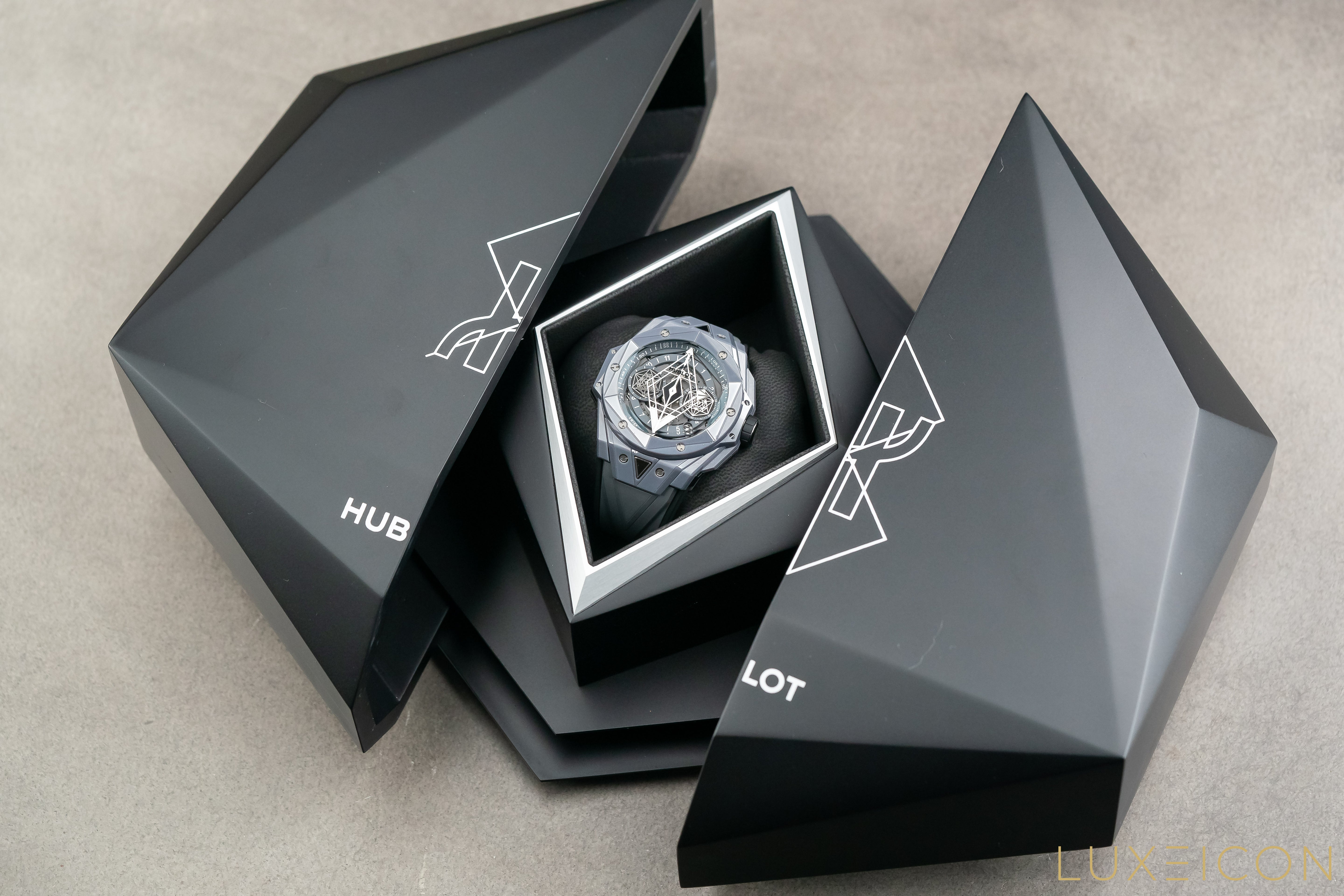 Hublot Big Bang Sang Bleu II Grey Big 45mm Ceramic Limited Edition Ref. 418.FX.8007.RX.MXM21