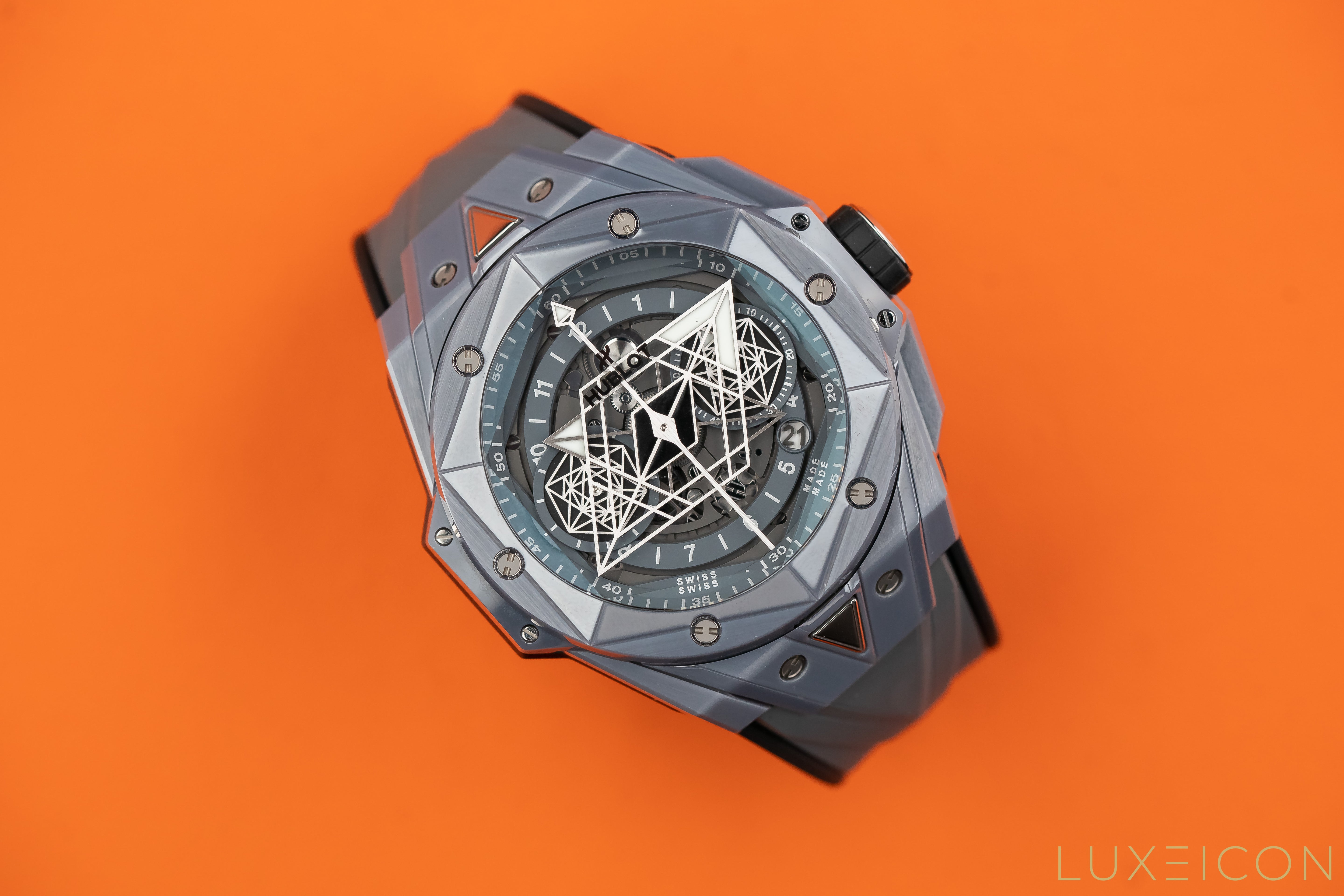 Hublot Big Bang Sang Bleu II Grey Big 45mm Ceramic Limited Edition Ref. 418.FX.8007.RX.MXM21