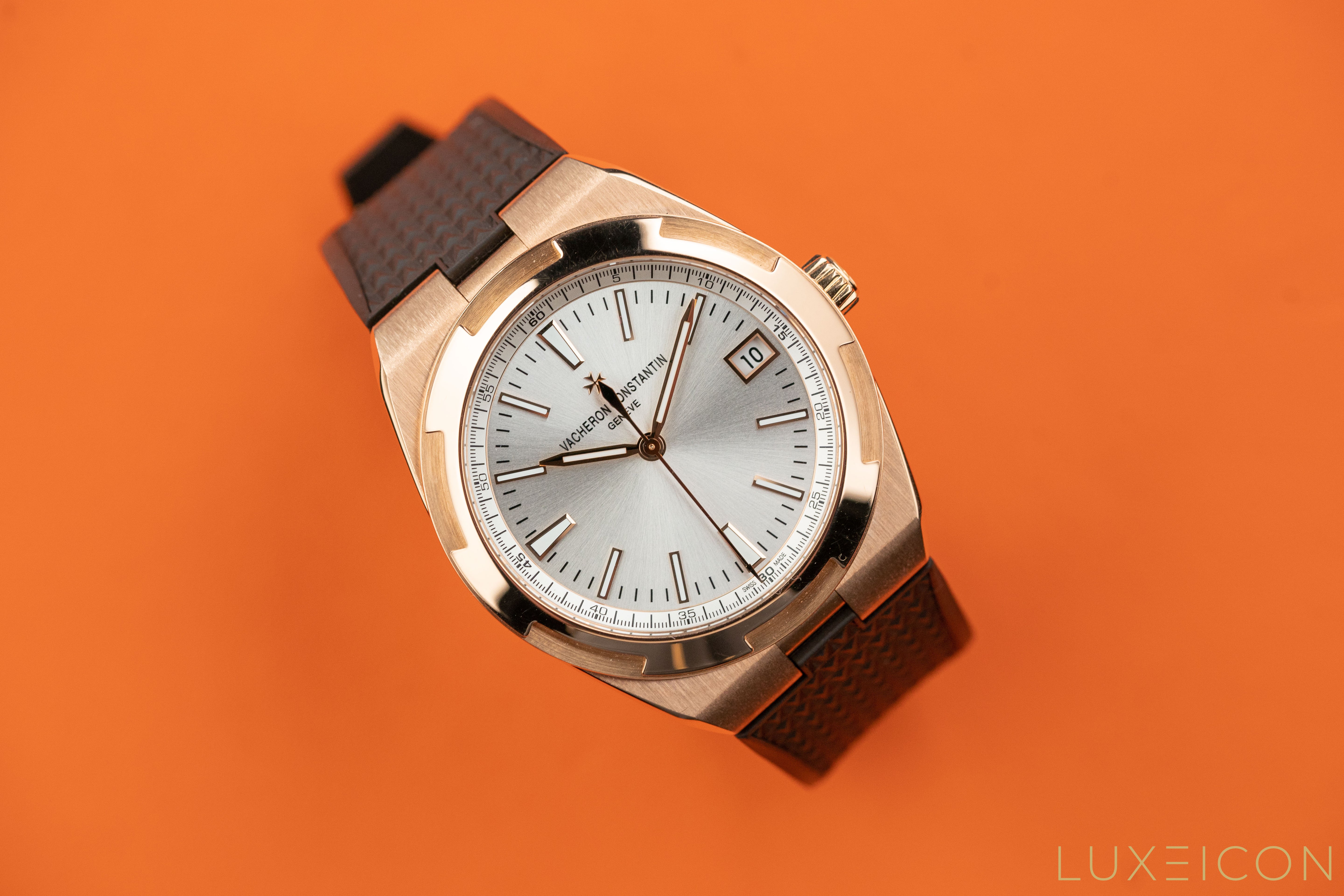 Vacheron Constantin Overseas Automatic 18K Rose Gold 41mm Silver Dial 4500V/000R-B127