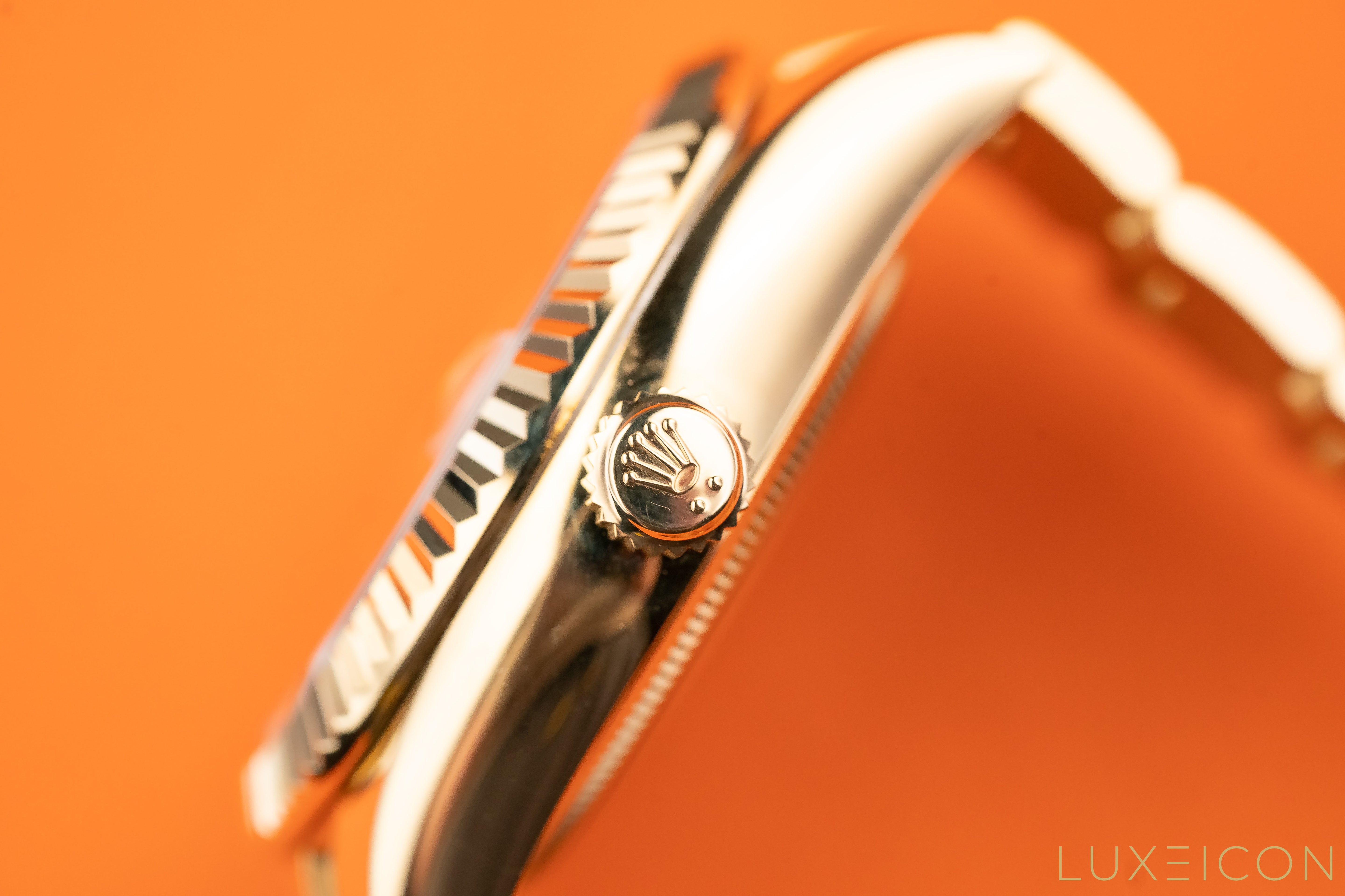 Rolex Sky-Dweller Yellow Gold White Index Dial Oyster Bracelet 326938