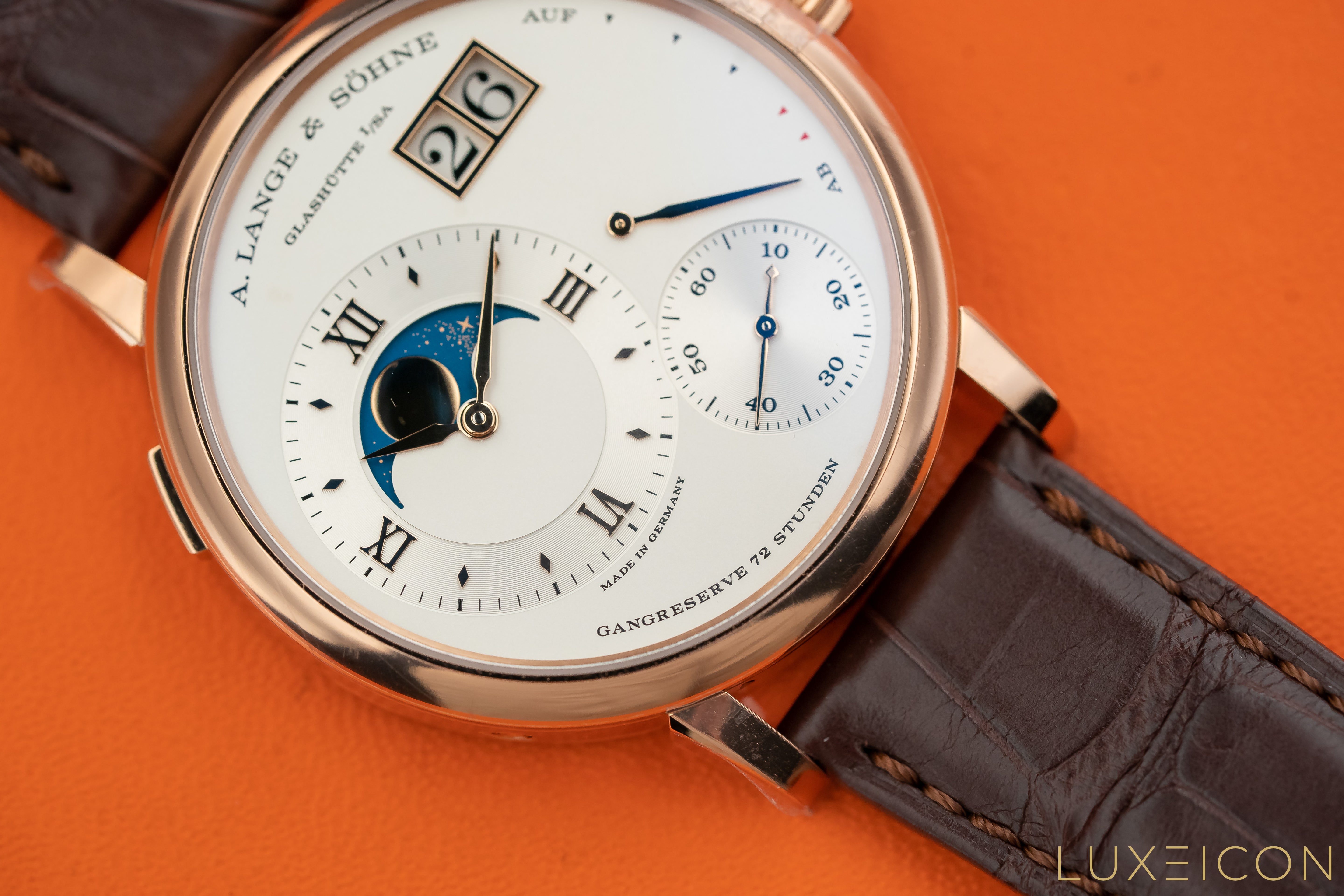 A. Lange & Söhne Grand Lange 1 Rose Gold Moon Phase 40mm 139.032 2022