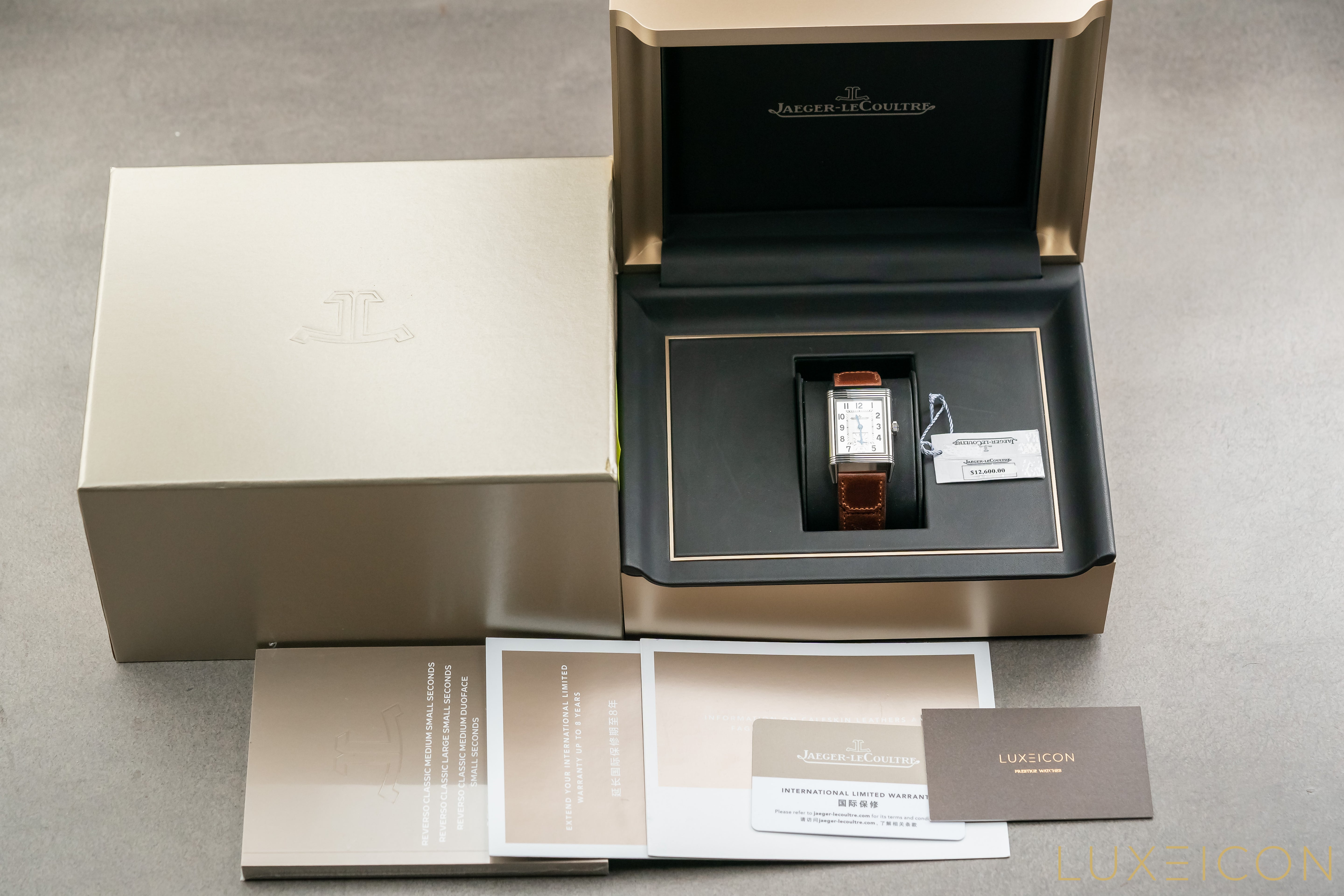 Jaeger-LeCoultre Reverso Classic Small Large Silver Dial Small Second Manual Winding