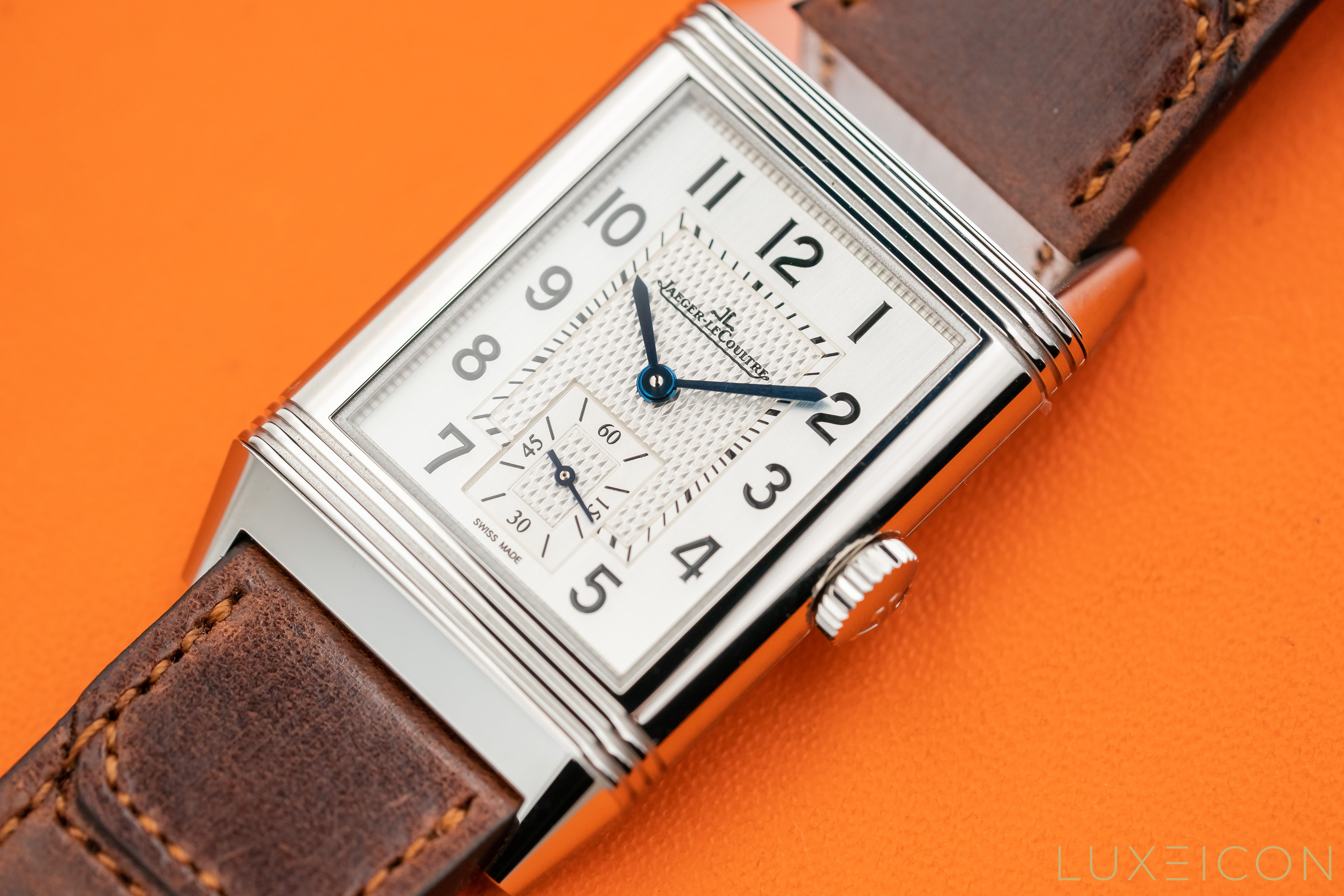 Jaeger-LeCoultre Reverso Classic Small Large Silver Dial Small Second Manual Winding
