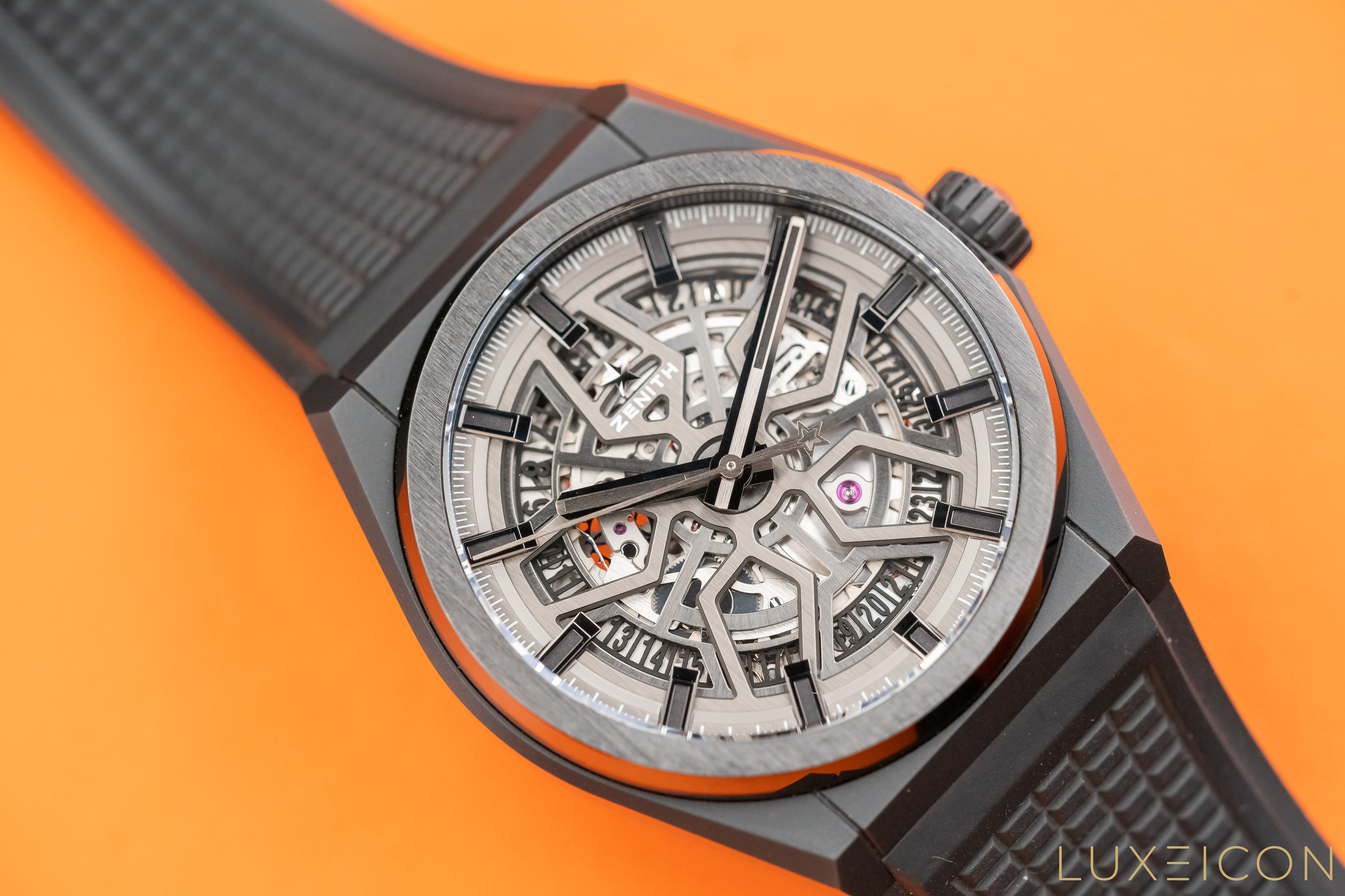 Zenith Defy El Primero Classic Skeleton Black Ceramic 49.9000.670/77.R782